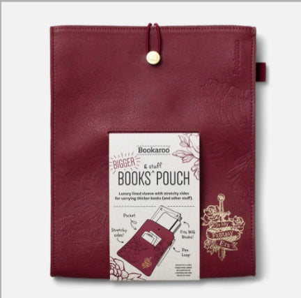 Bookaroo Red Books & Stuff Pouch