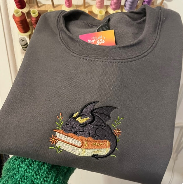Embroidered sweatshirt