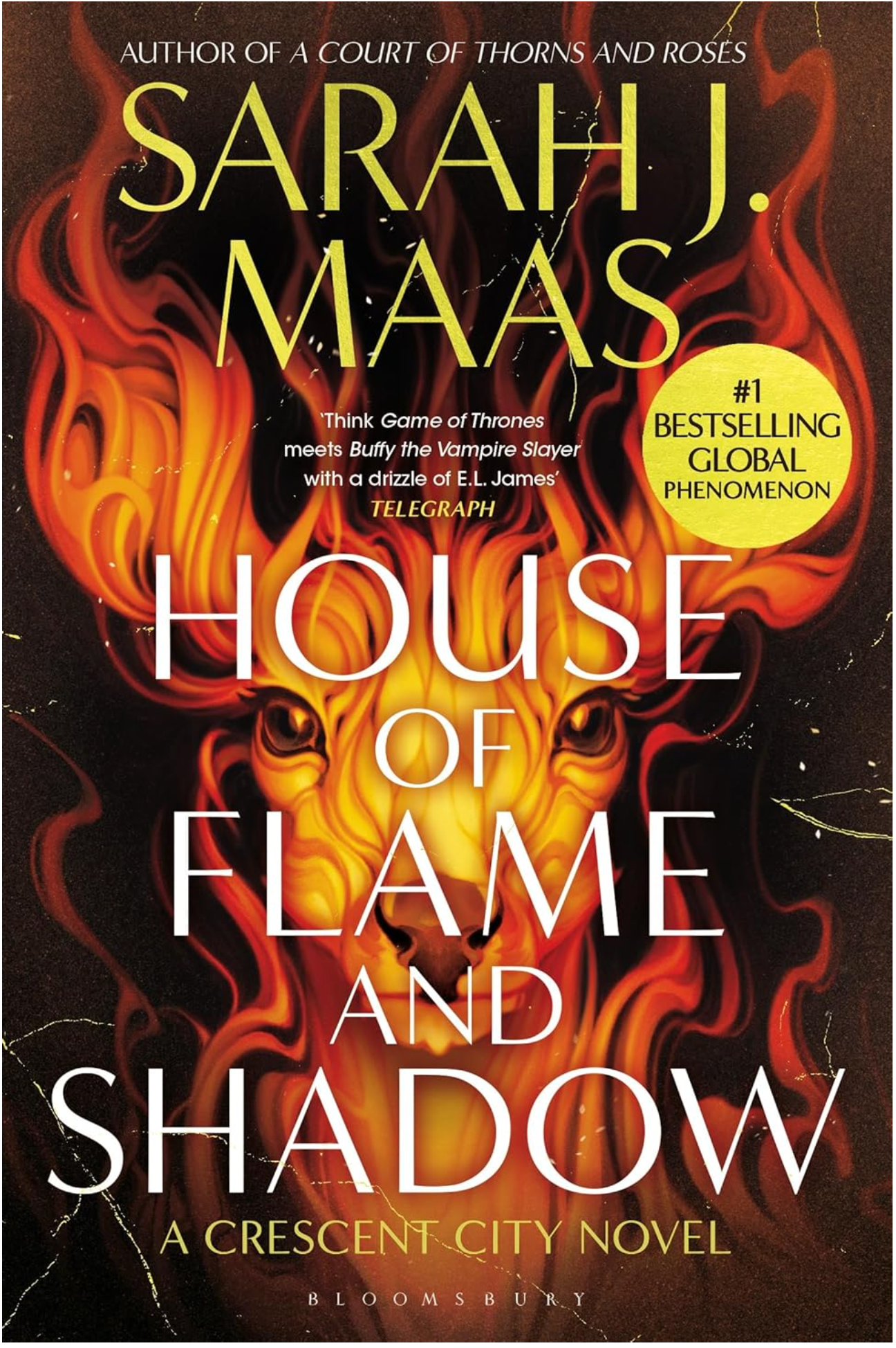 Crescent City BOOK 3 House of Flame and Shadow by Sarah J Maas (UK Paperback)