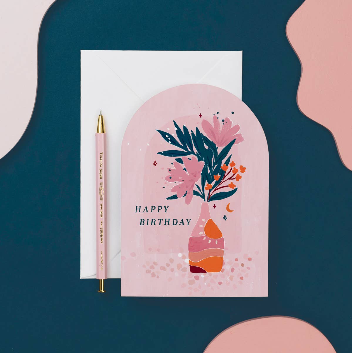 Vase Birthday Card | Floral Birthday Card | Birthday Cards