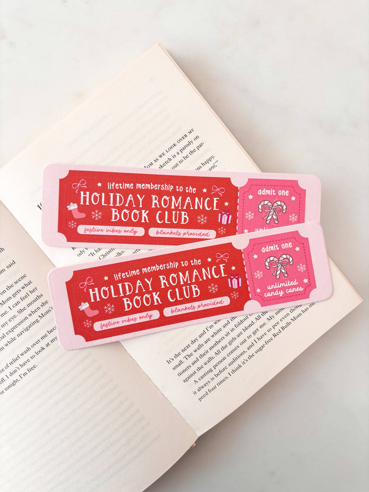 Holiday Romance Book Club Bookmark