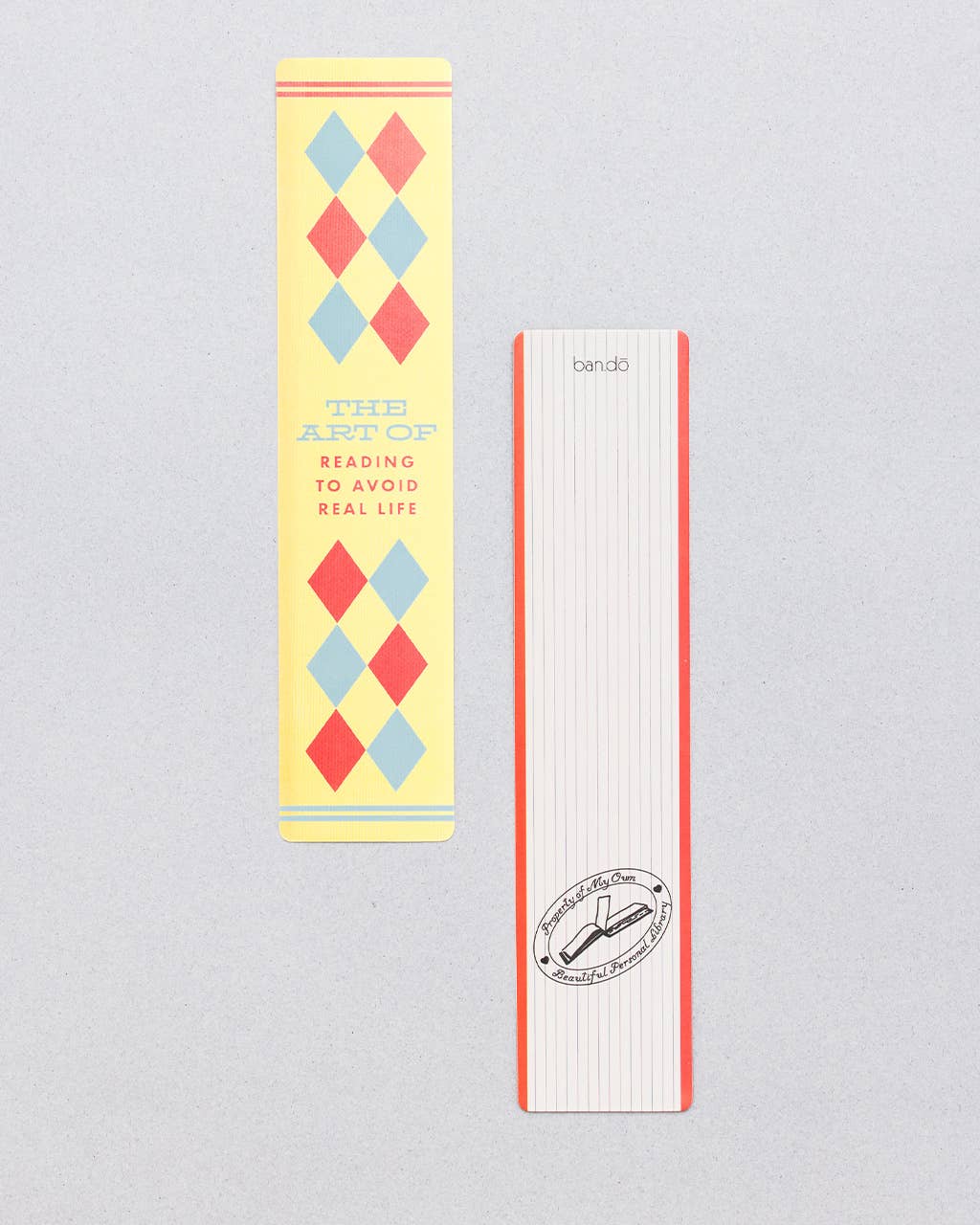 Novelty Bookmark Set, Book Spines