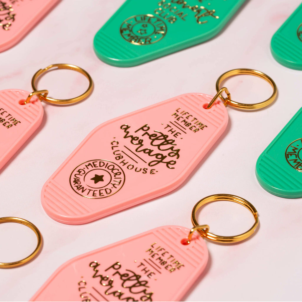 Laura Oh - the pretty average clubhouse keyring
