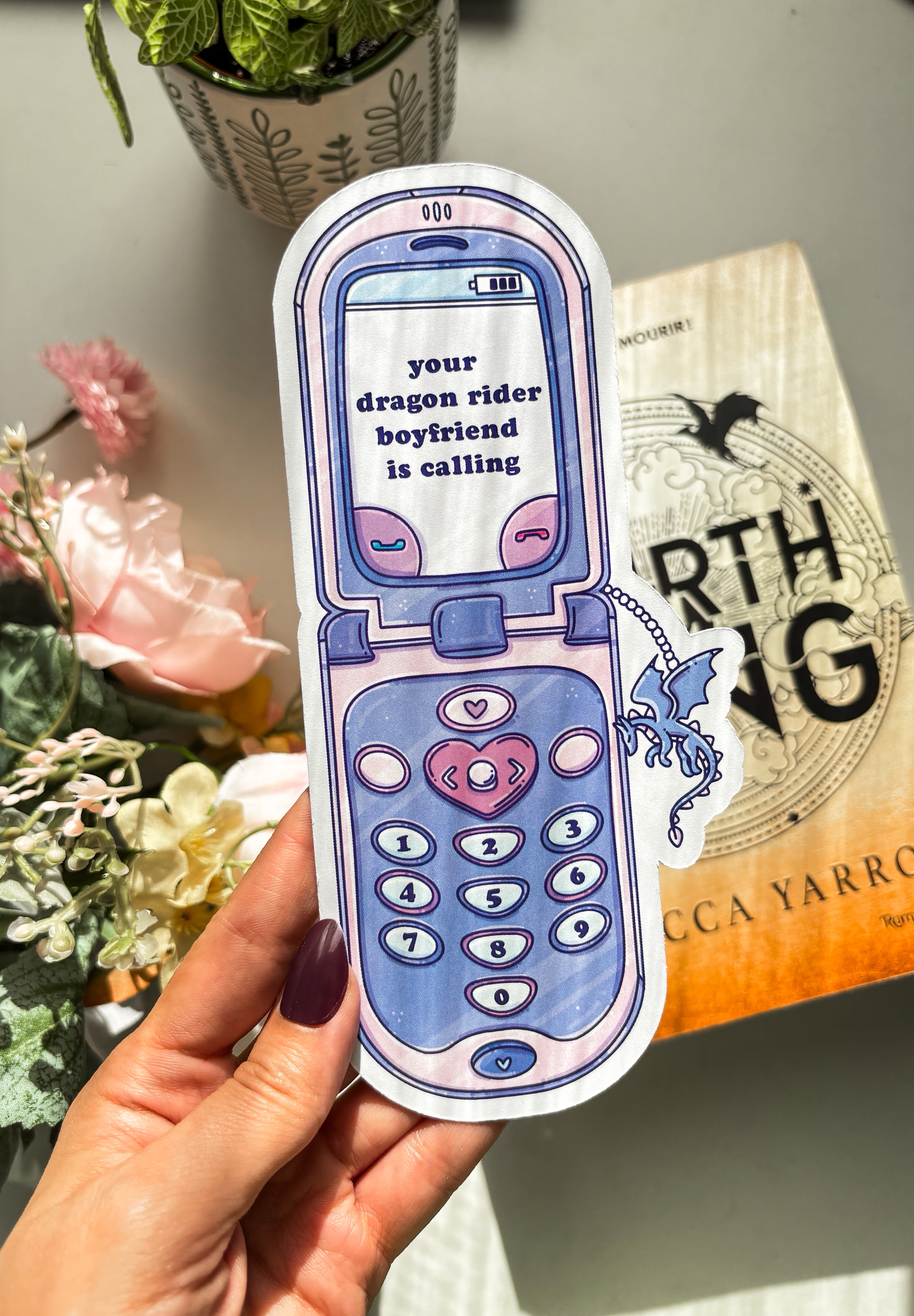 Fantasy bookmark, bookish merch, gift for book lover