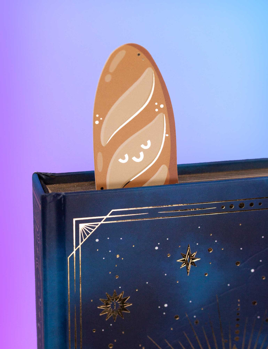 Joanna Behar - "Life is Pain" Baguette Gold Foil Bookmark