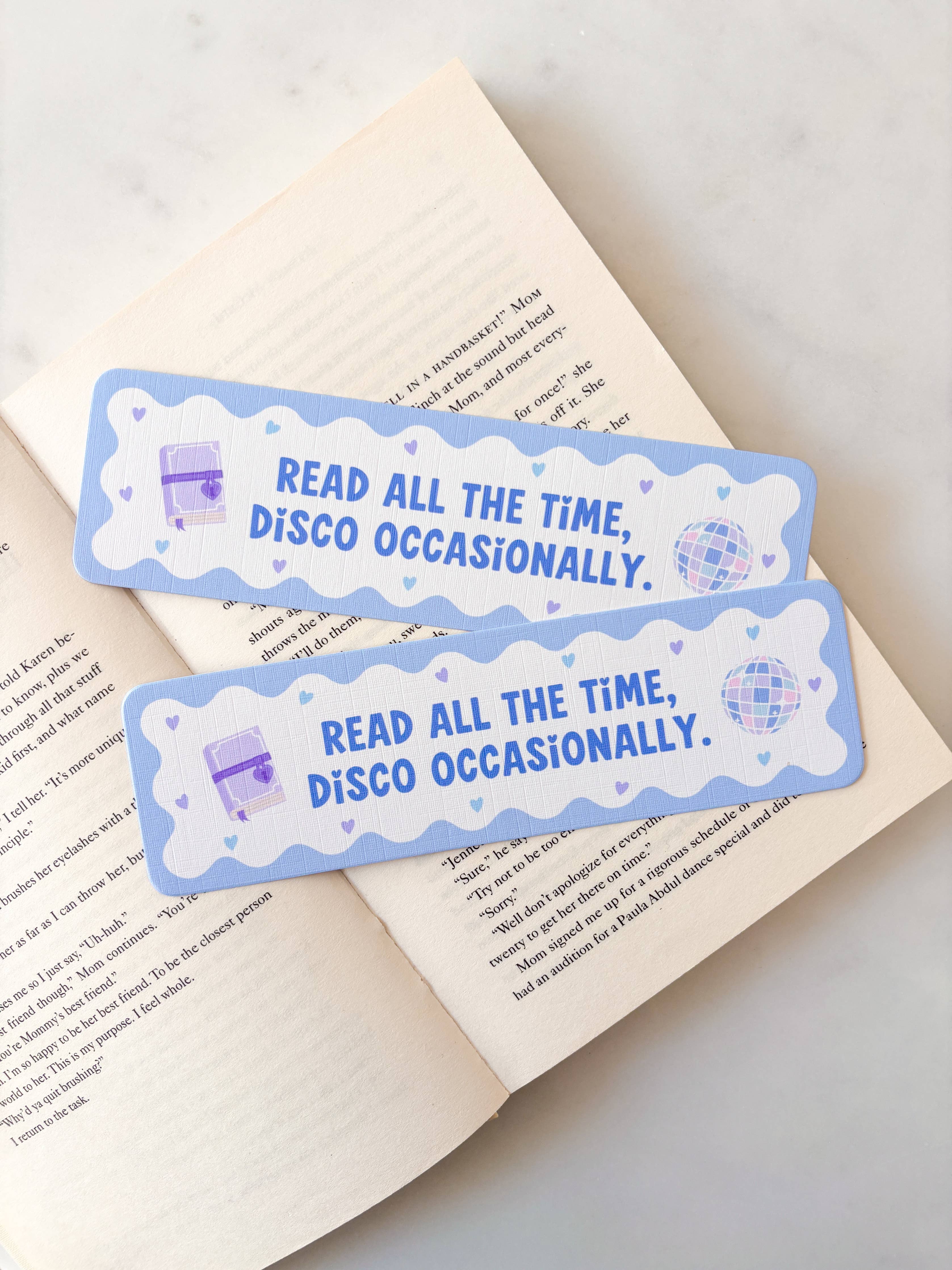 Read All The Time, Disco Occasionally Bookmark
