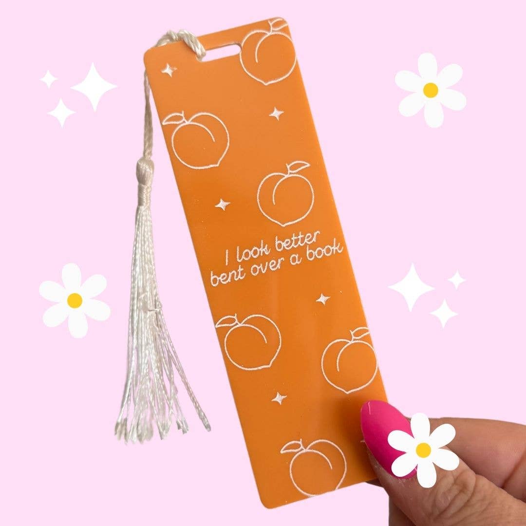 Bent Over A Book Book Mark (Quirky, Funky, Kawaii,Y2K)