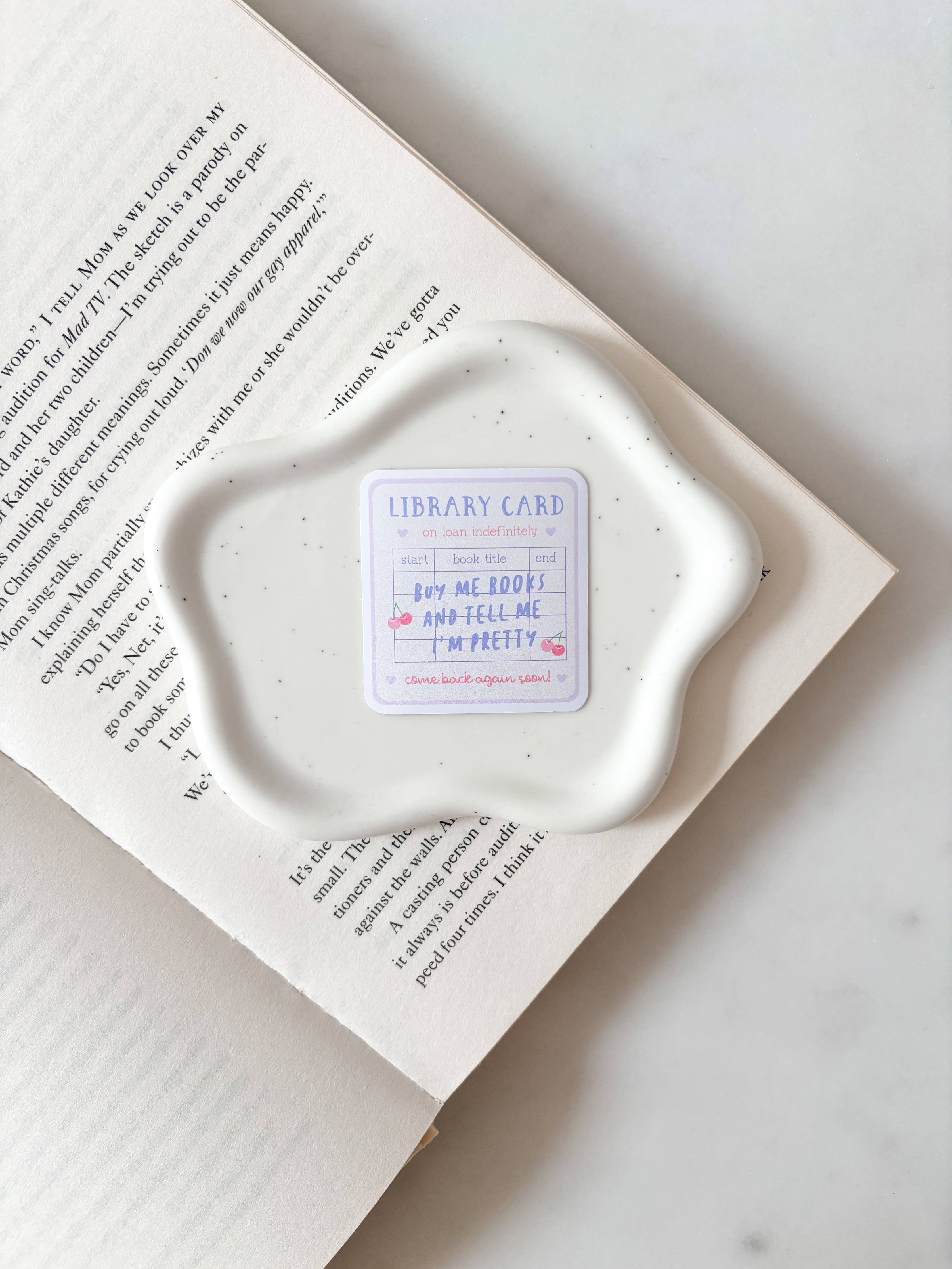 Fleurs on Sunday - Buy Me Books And Tell Me I'm Pretty Sticker
