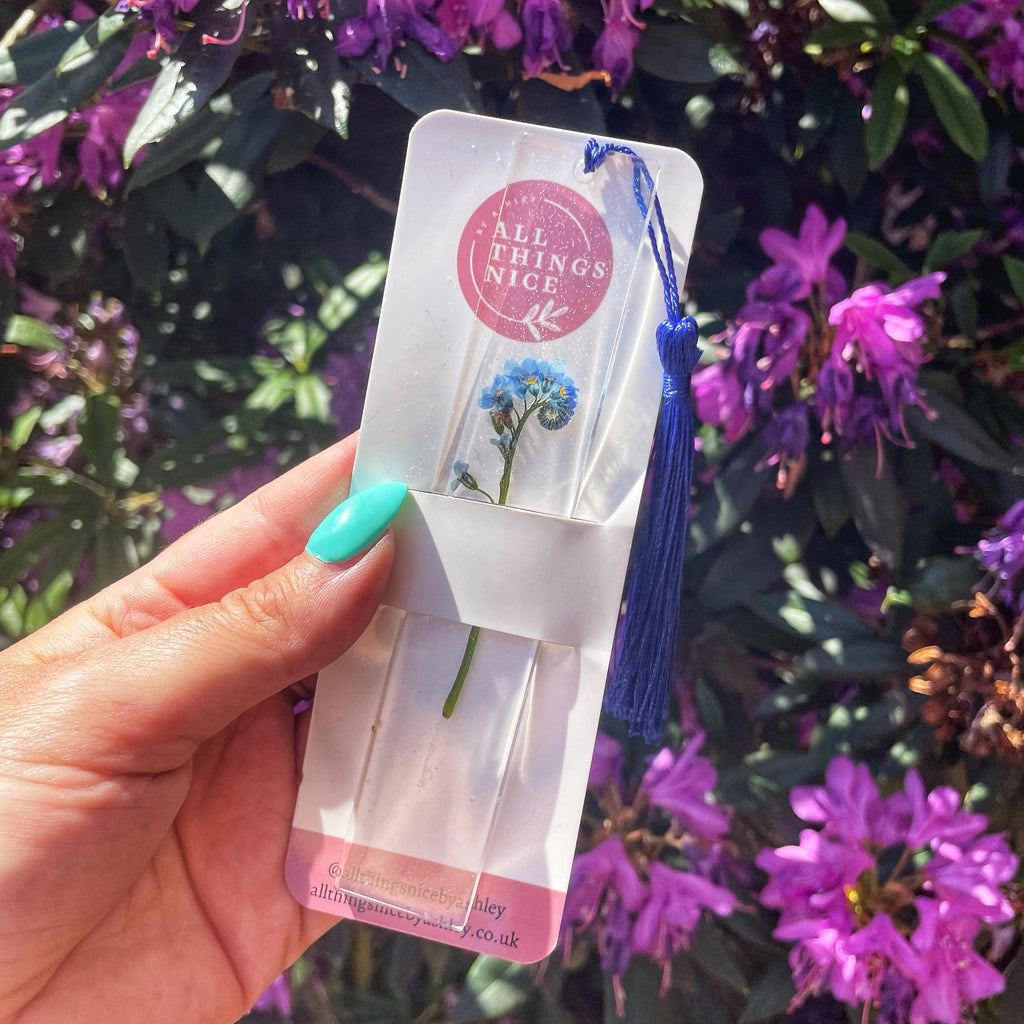 All Things Nice by Ashley - Resin Botanical Bookmark