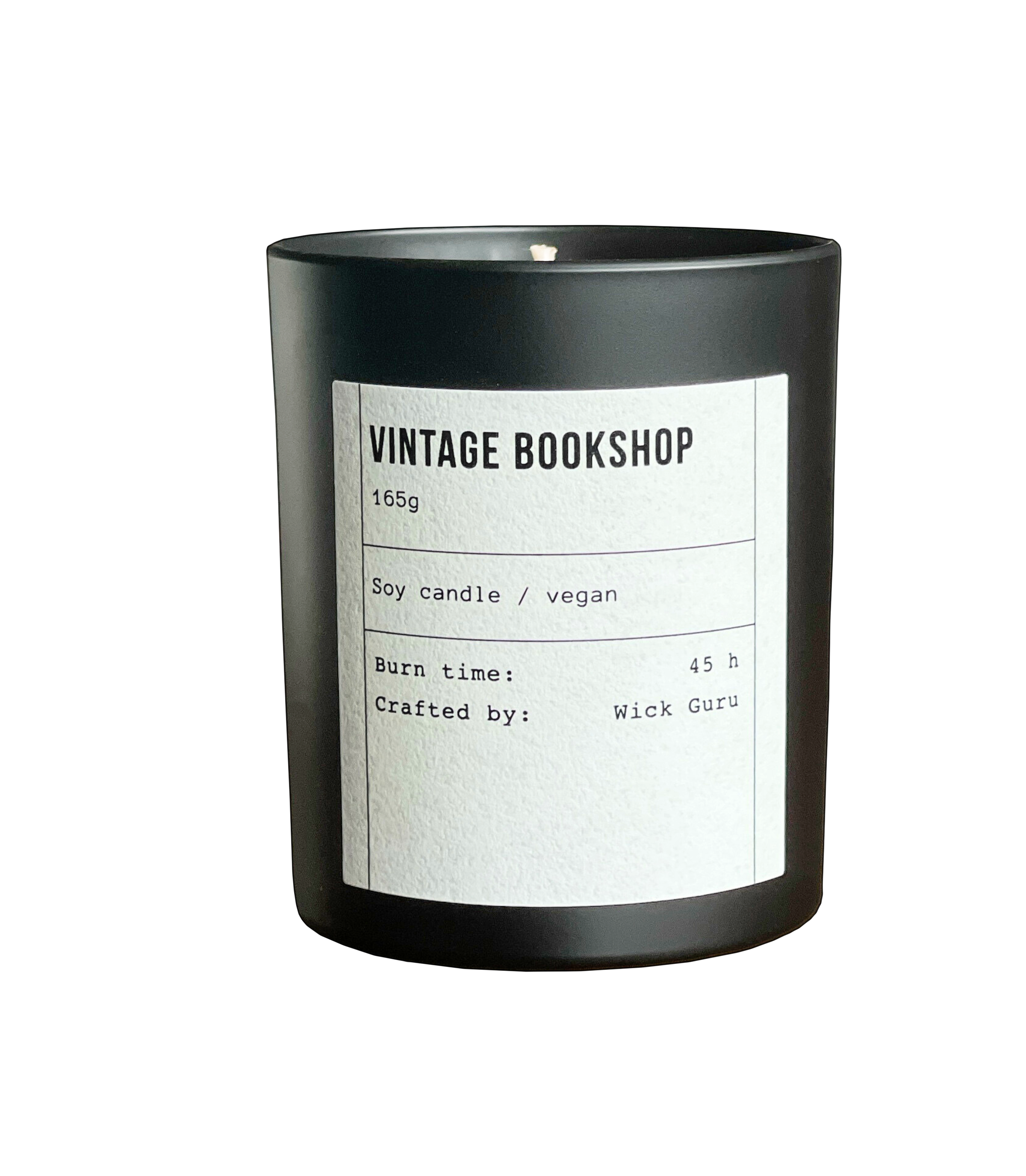 Vintage Bookshop Candle – Literary Gift, Handmade