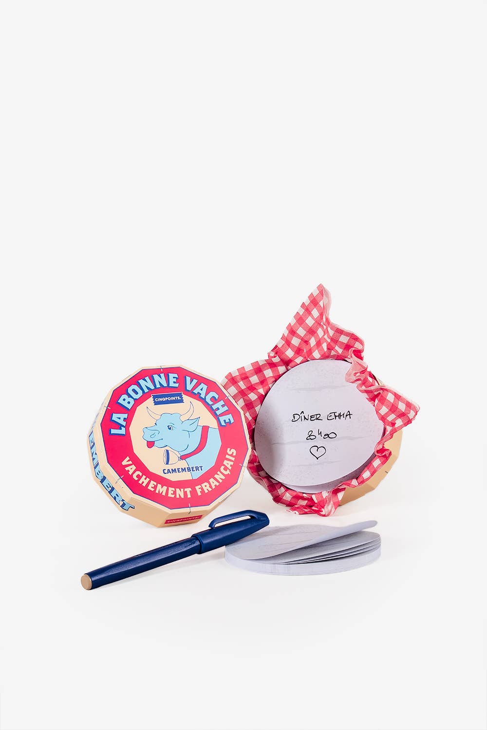 New Sticky Notes Camembert Stationery Gift
