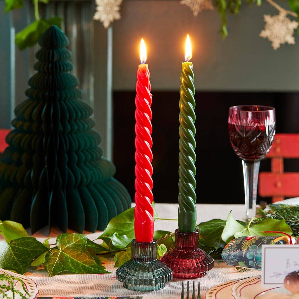 Small Glass Candle Holders Starter Set