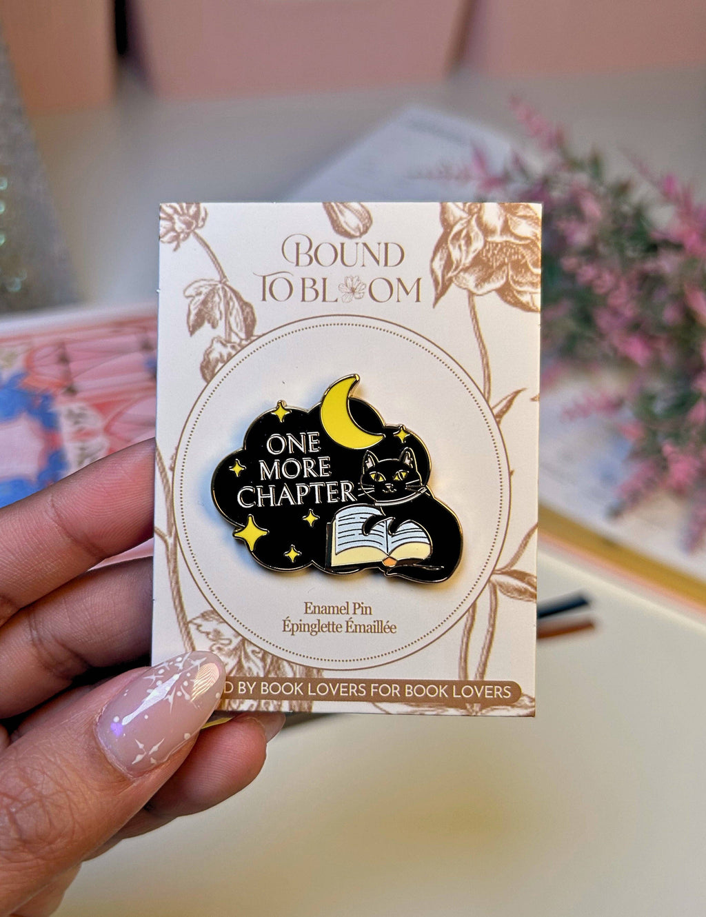 One More Chapter Enamel Pin