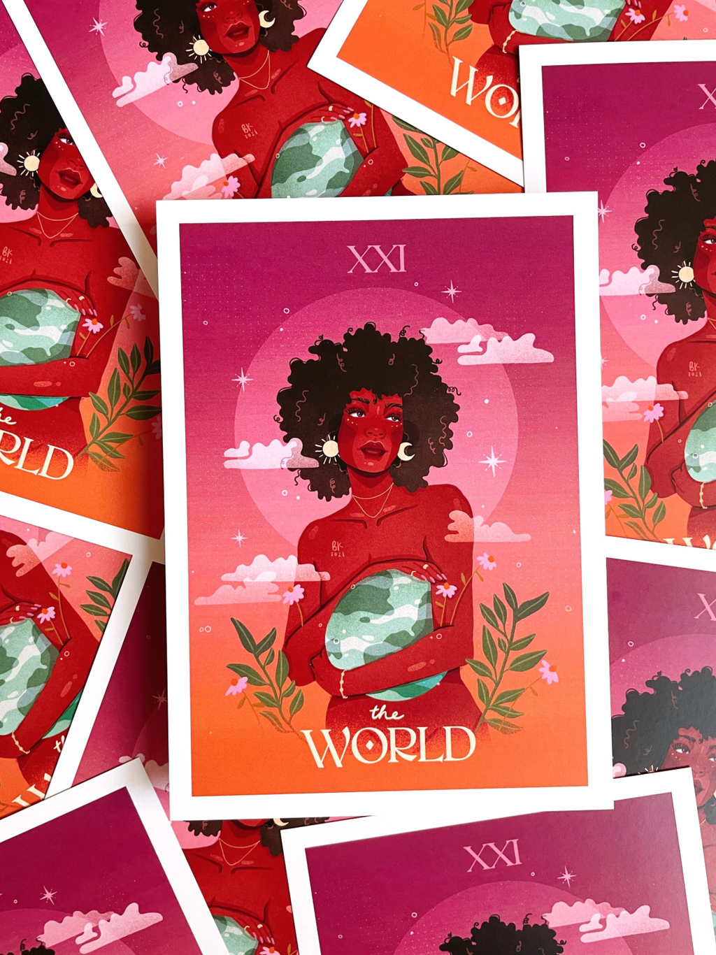 The World Tarot Print