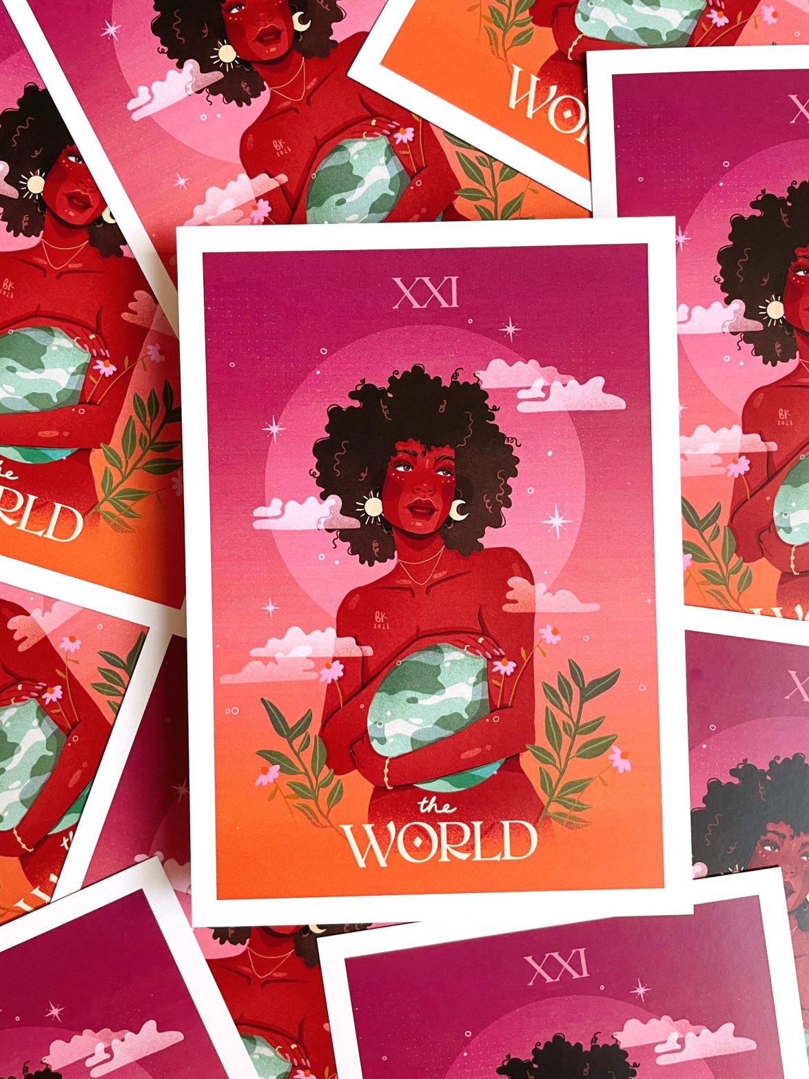 The World Tarot Print