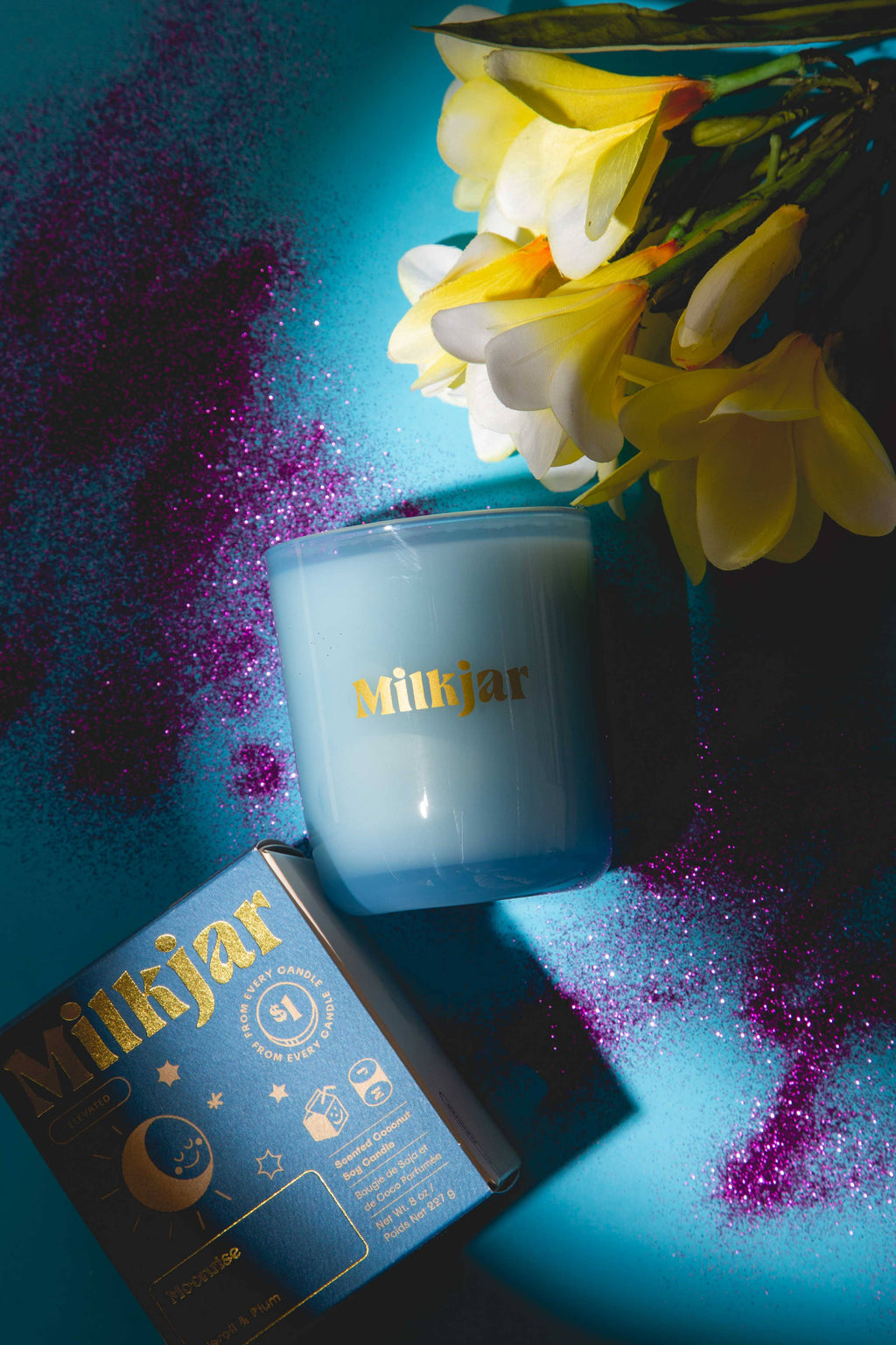 Milk Jar Candle Company - Neroli & Plum Soy Candle
