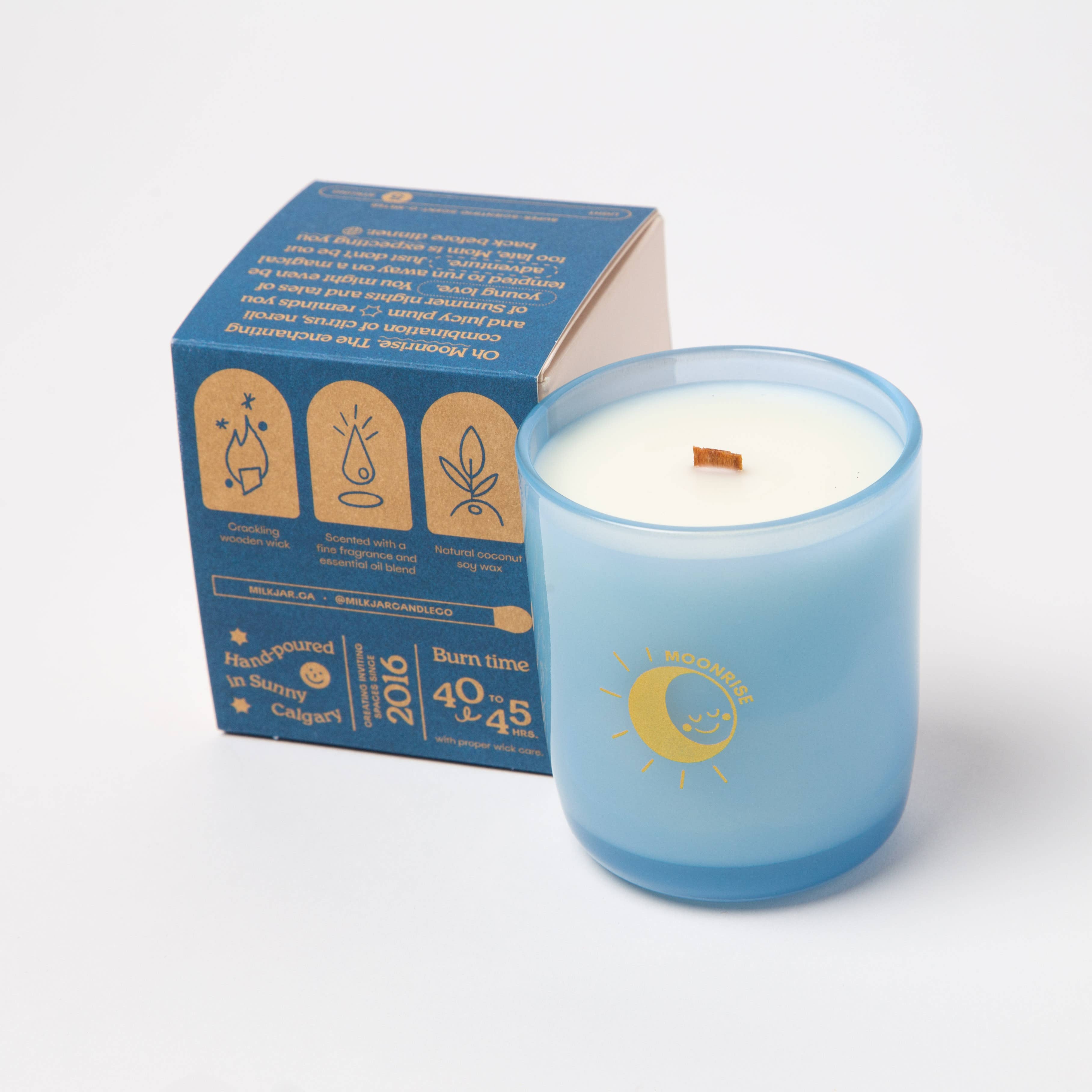 Milk Jar Candle Company - Neroli & Plum Soy Candle