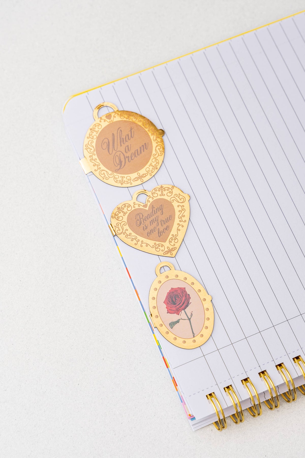 Magnetic Bookmarks, Lockets