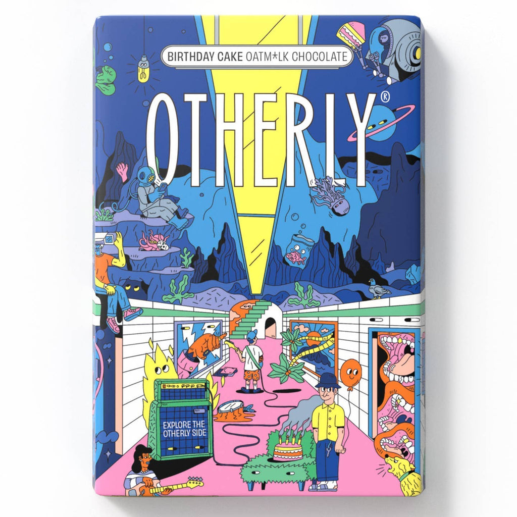 Otherly - Birthday Cake Oatm*lk Chocolate Bar - 120g - Vegan