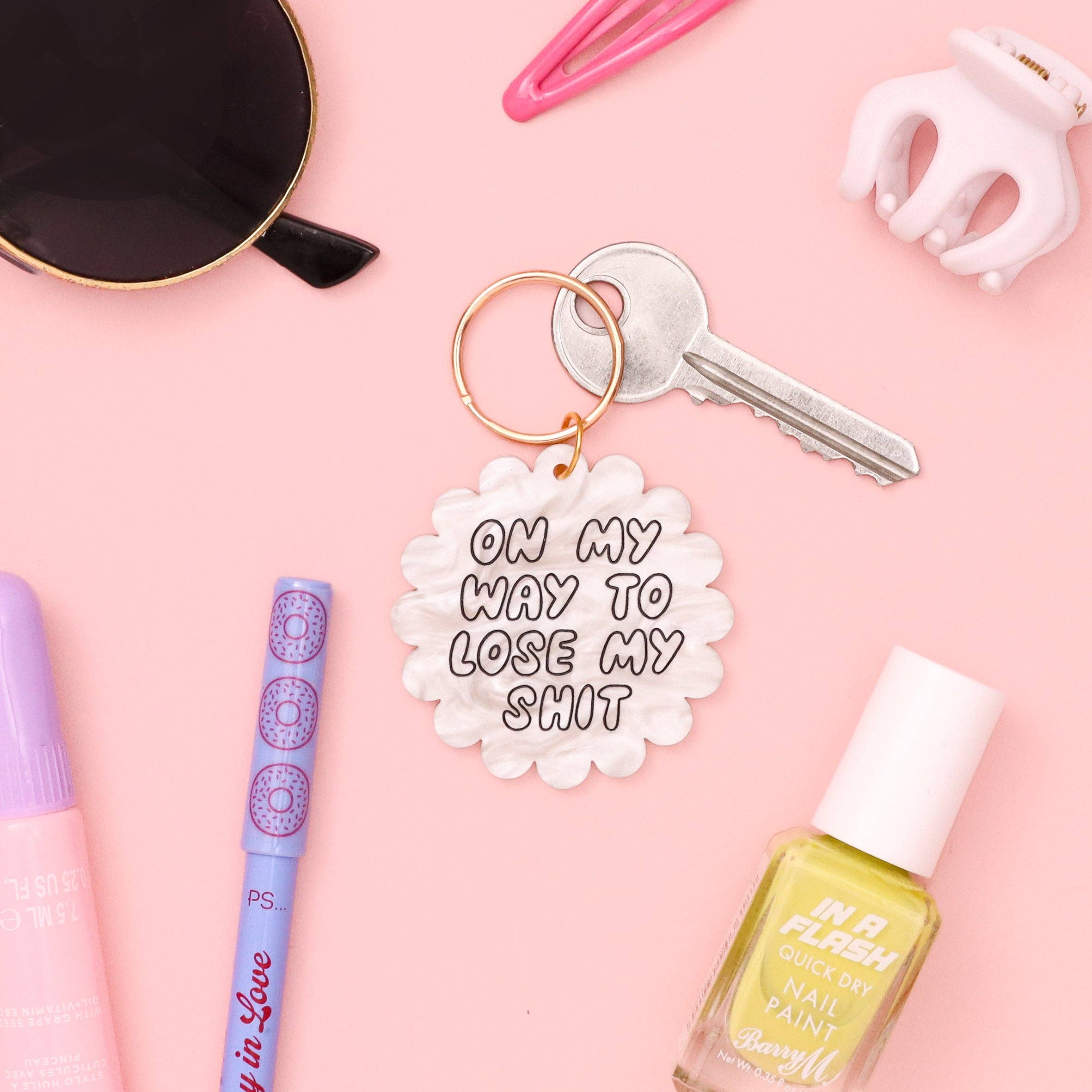 Laura Oh - on my way to lose my sh*t Acrylic keyring