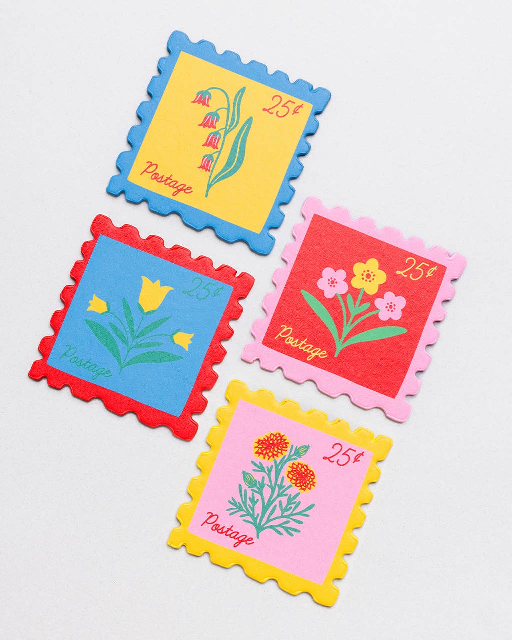 Coaster Set - Stamps
