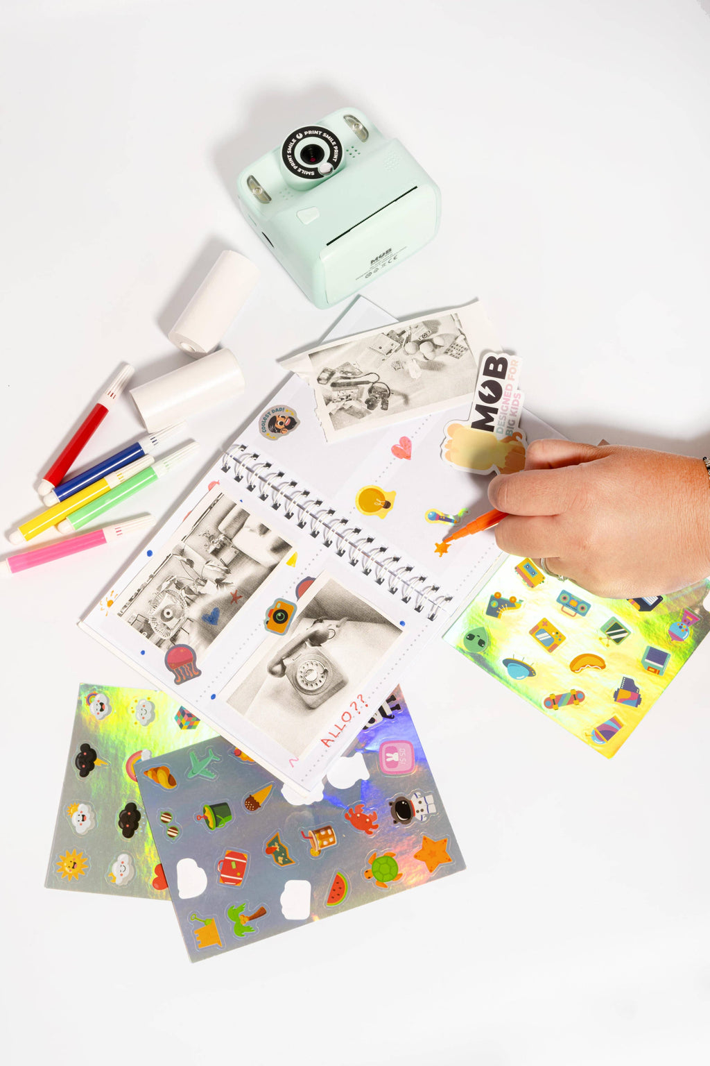 PixiPrint Mermaid – Camera for kids Click & Print