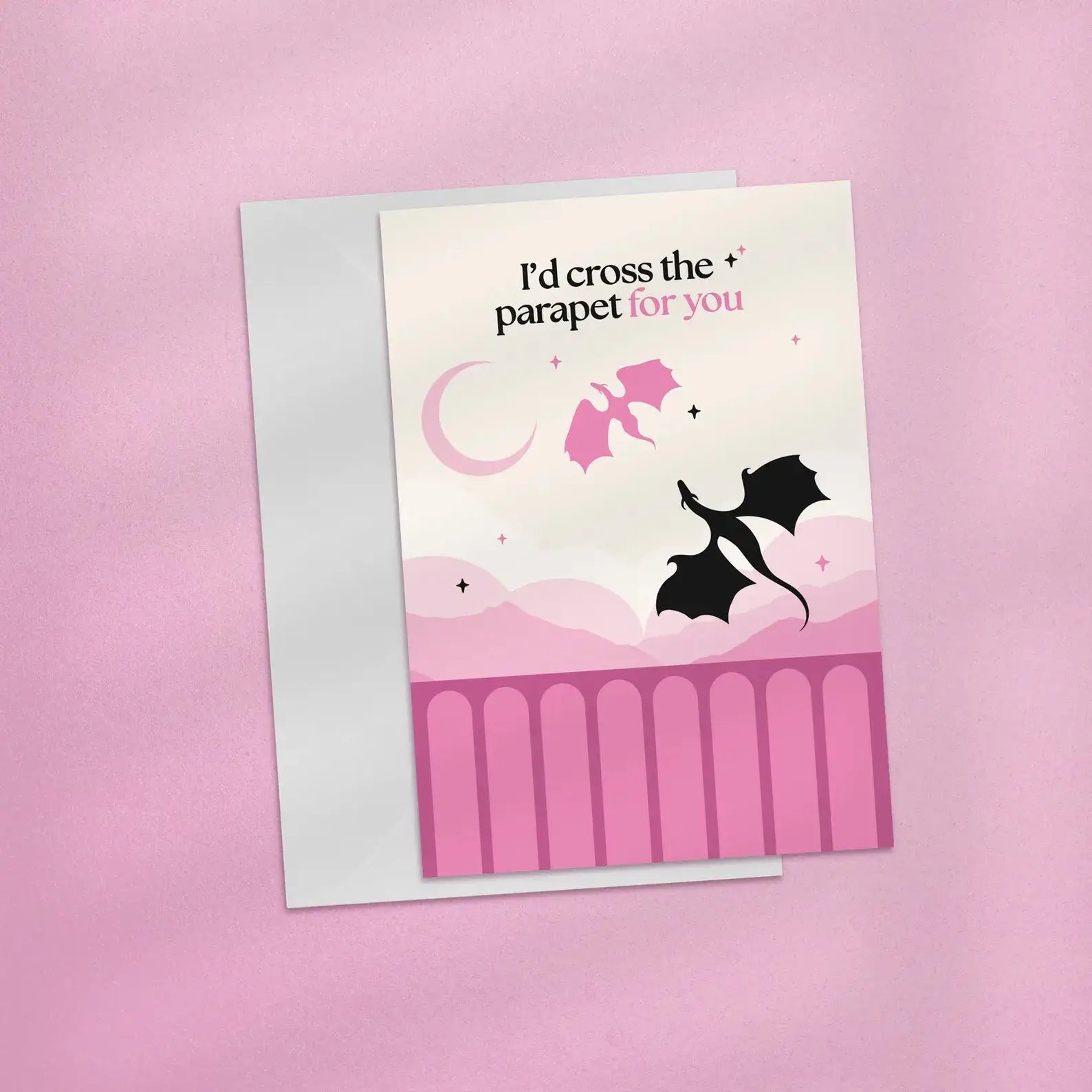 I'd Cross The Parapet For You, Fourth Wing Anniversary Card