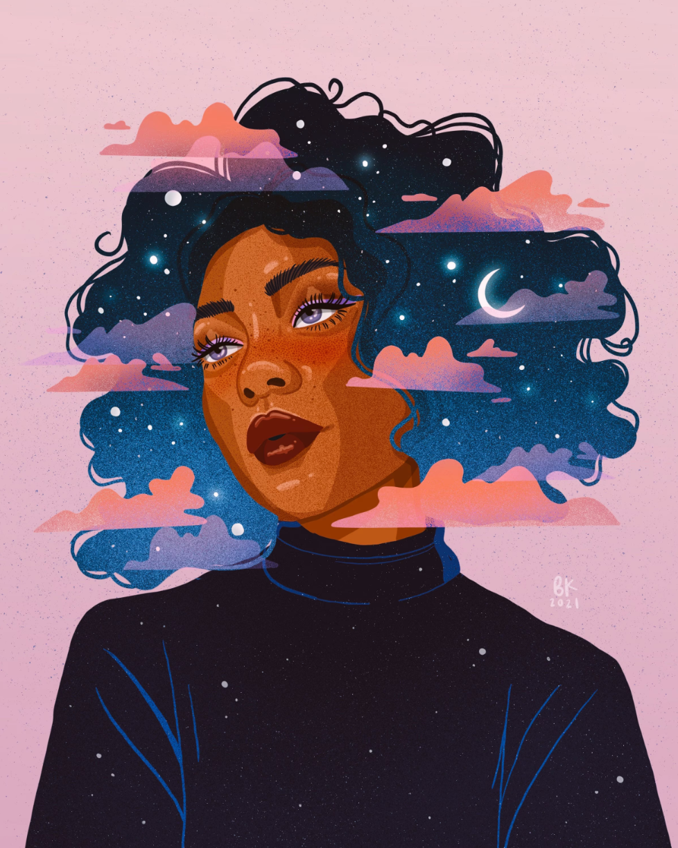 Imported 5x7 Illustrated Print