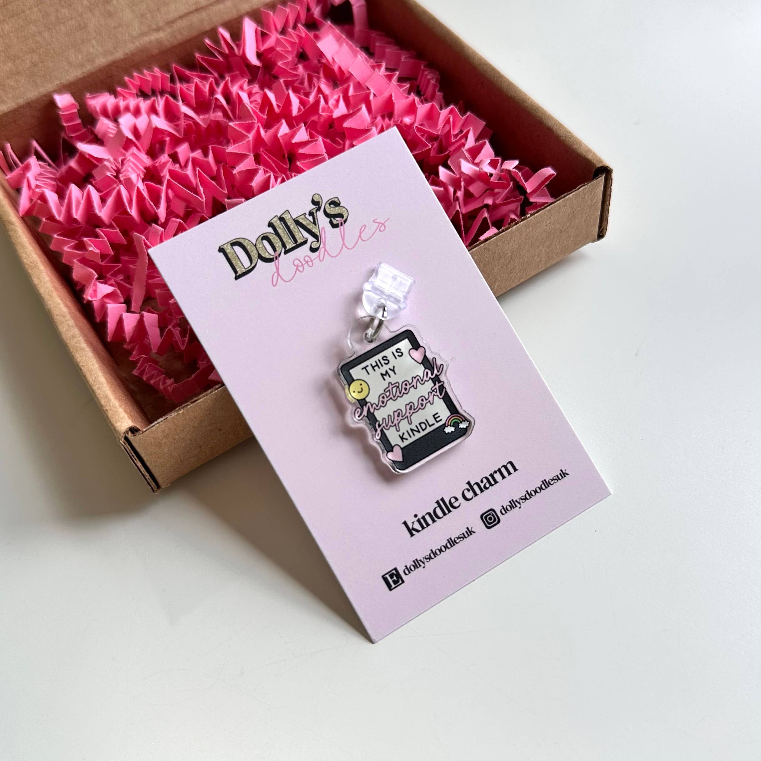 Kindle Charm - Emotional Support Reading Club Book Gift