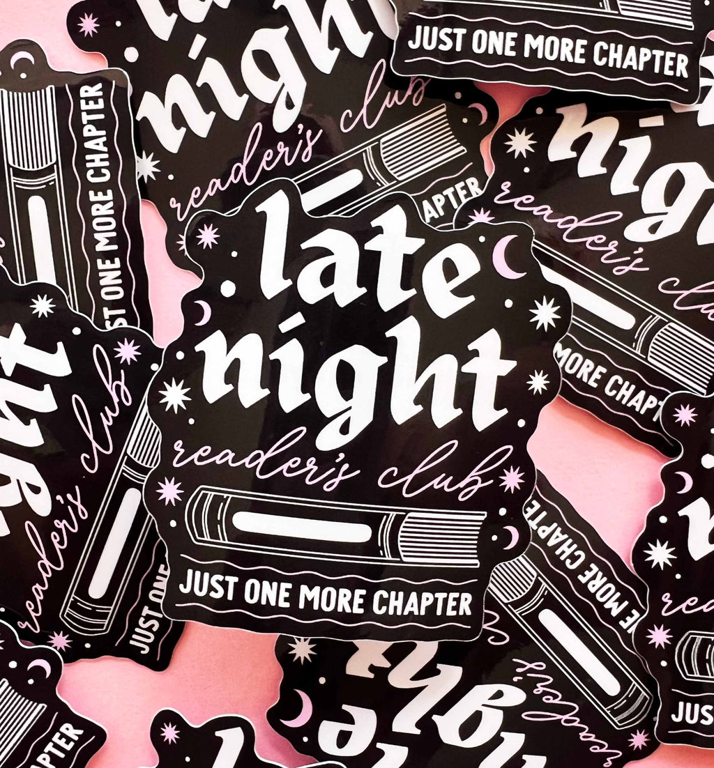 Jollie Ollie Designs - Late Night Readers Sticker