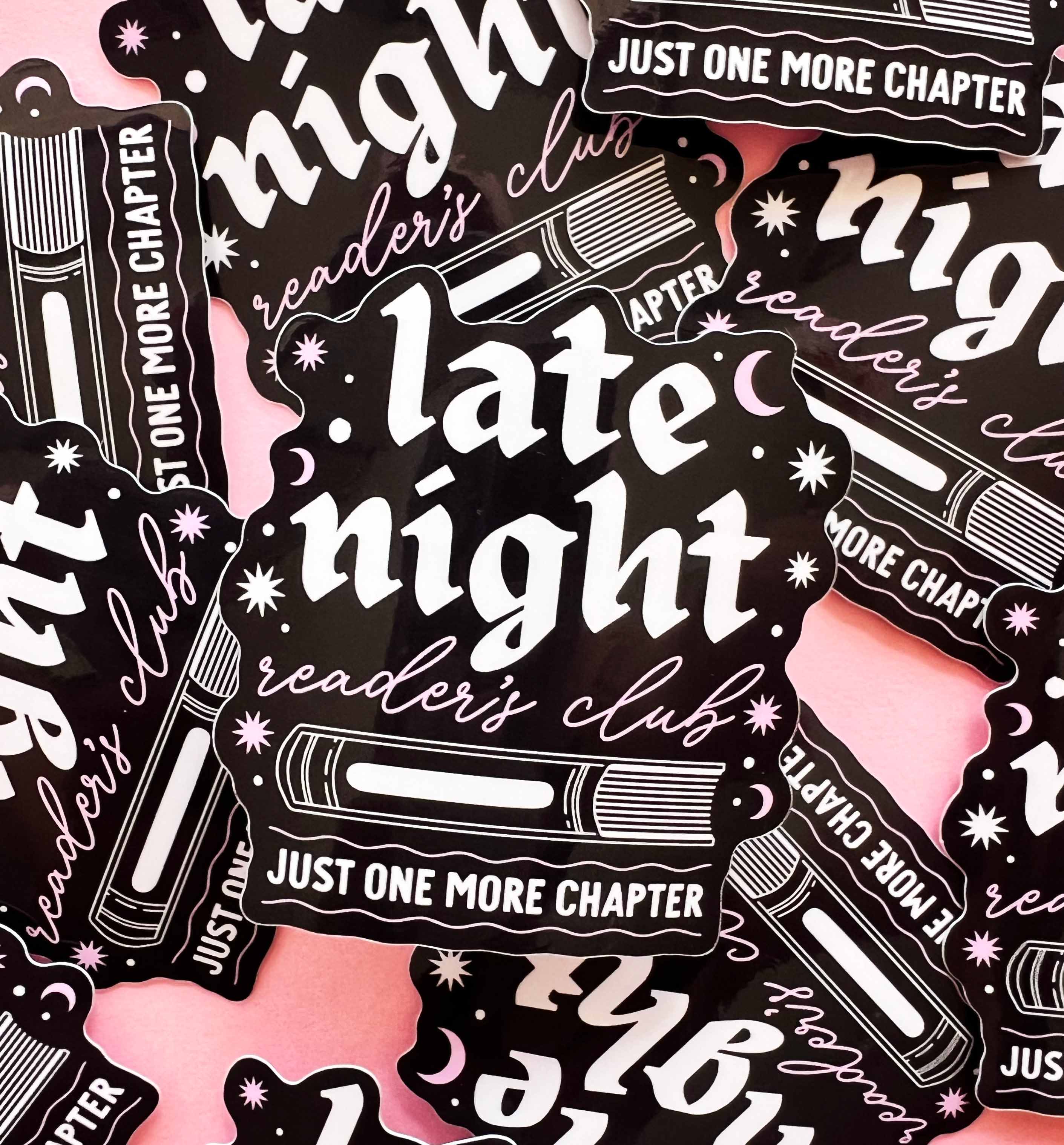 Jollie Ollie Designs - Late Night Readers Sticker