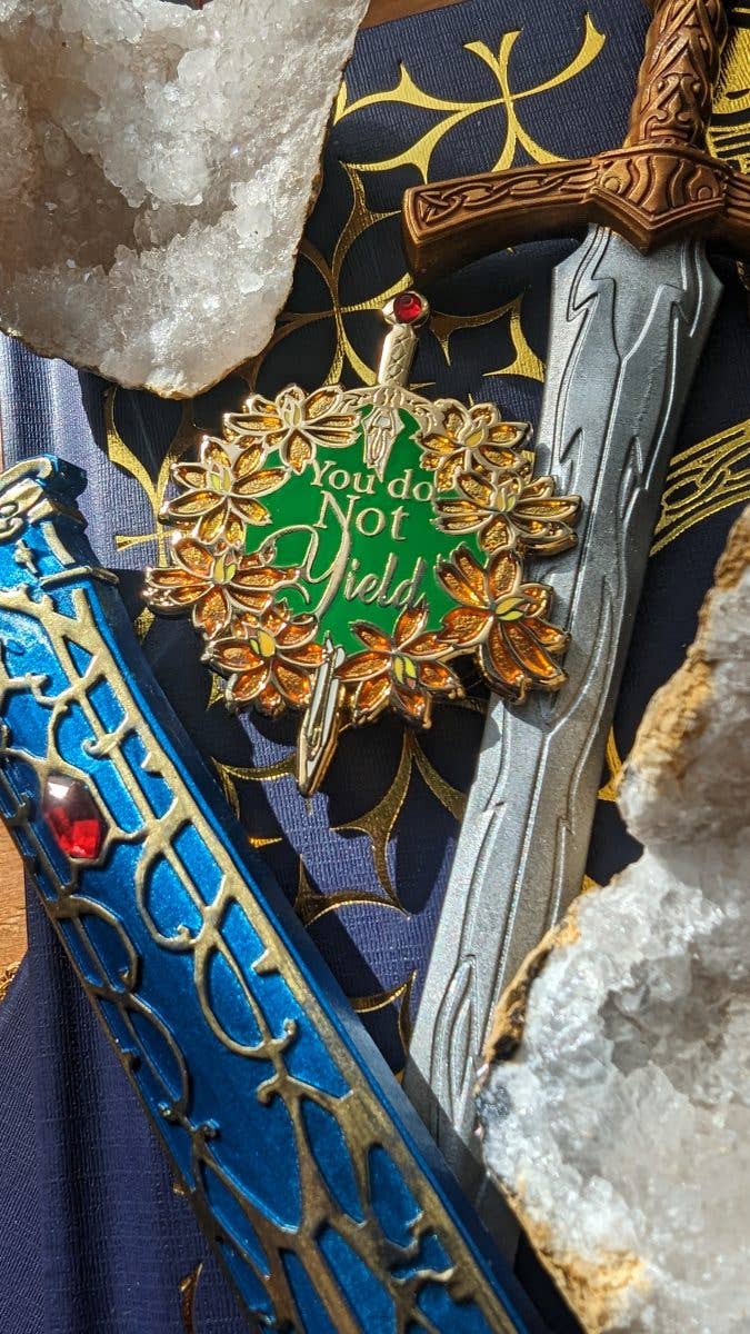 Geek and Artsy - You Do Not Yield Enamel Pin