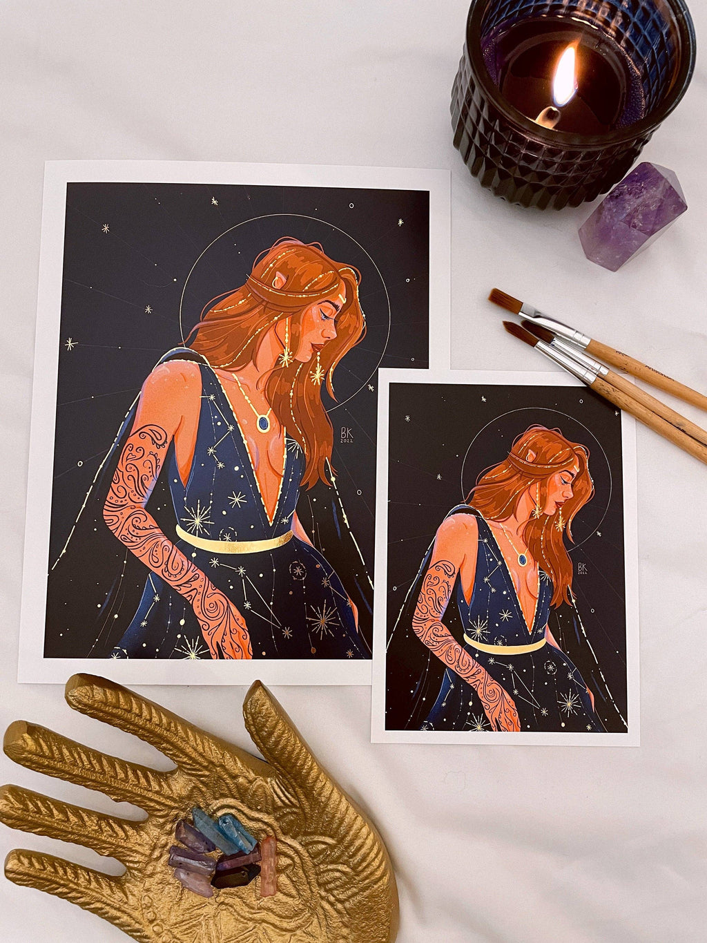 Feyre Gold Foil Print
