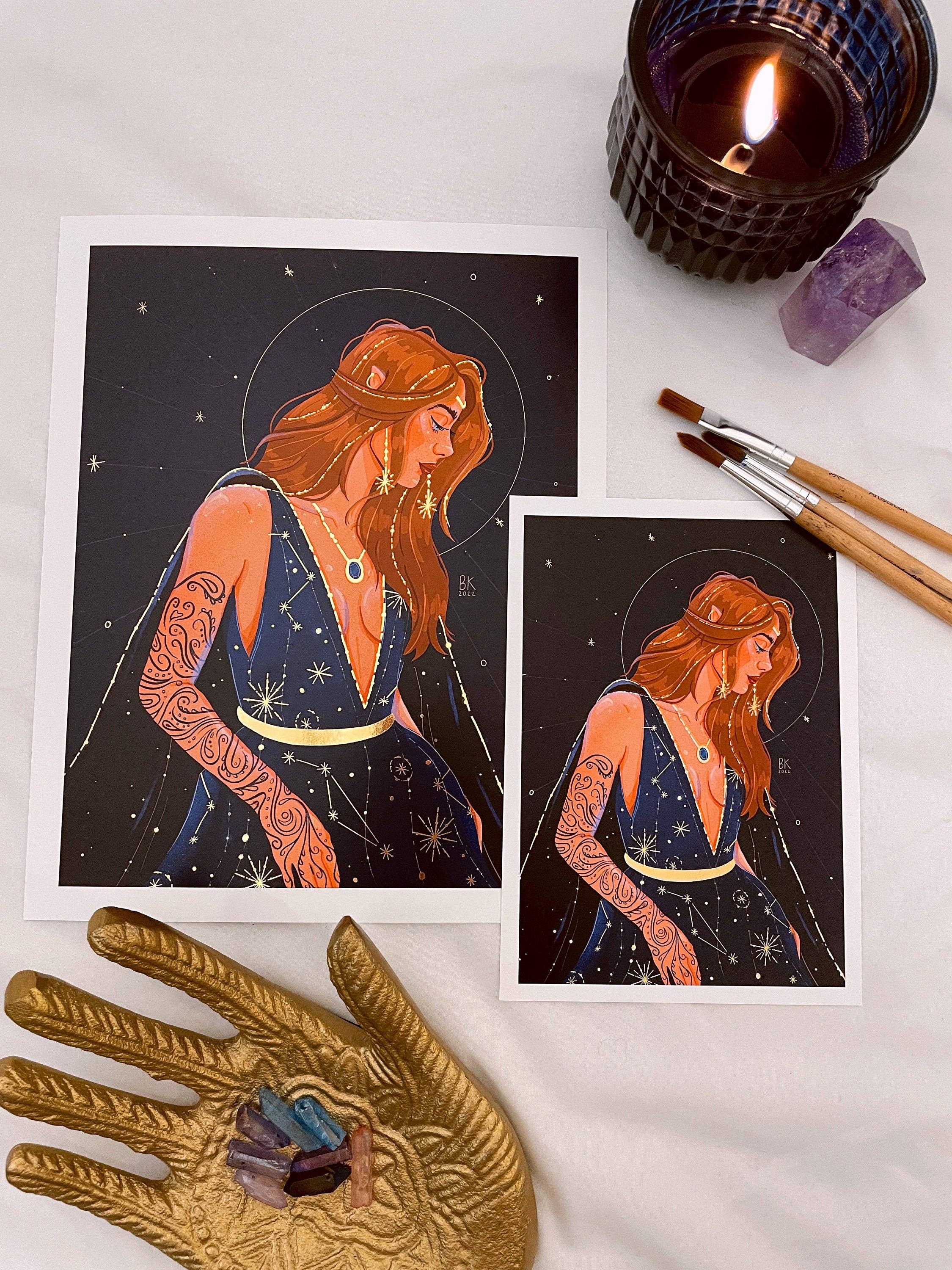 Feyre Gold Foil Print