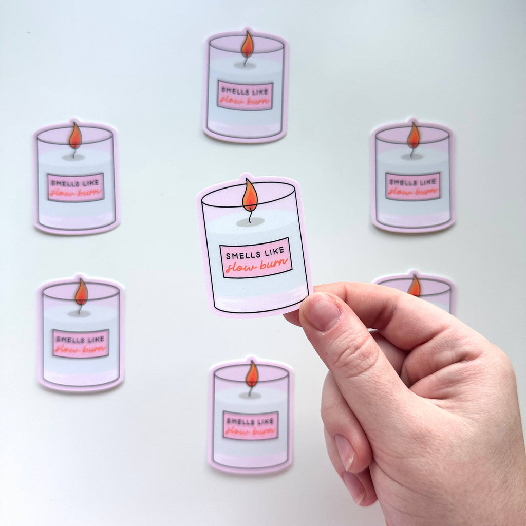 Matte Sticker | Candle Romance Fantasy Reading Book Club
