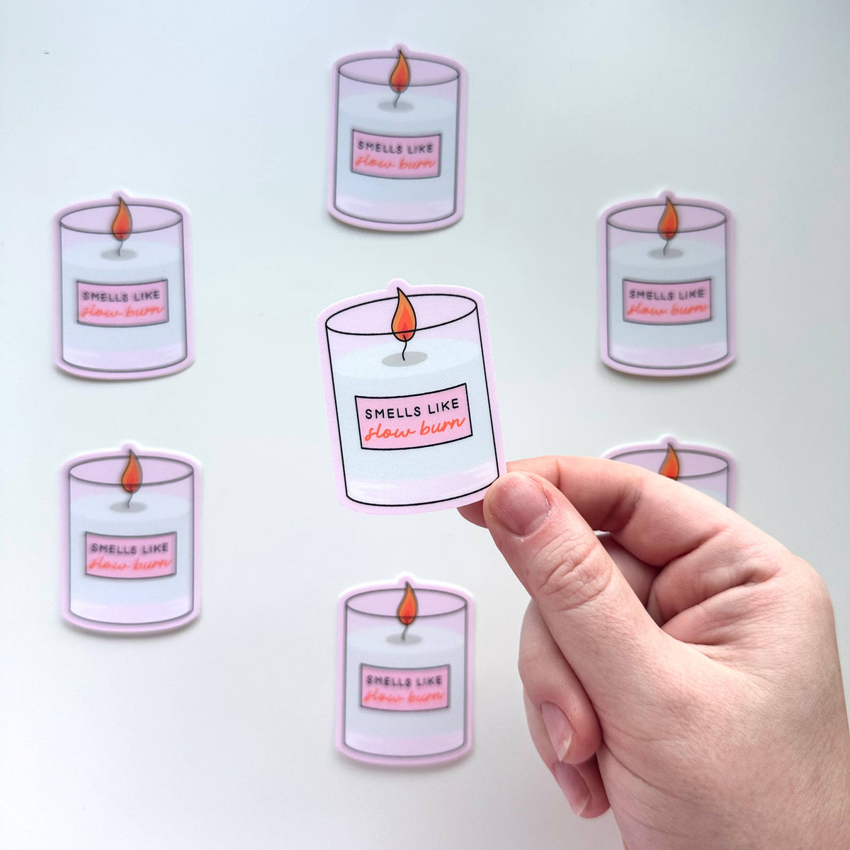 Matte Sticker | Candle Romance Fantasy Reading Book Club