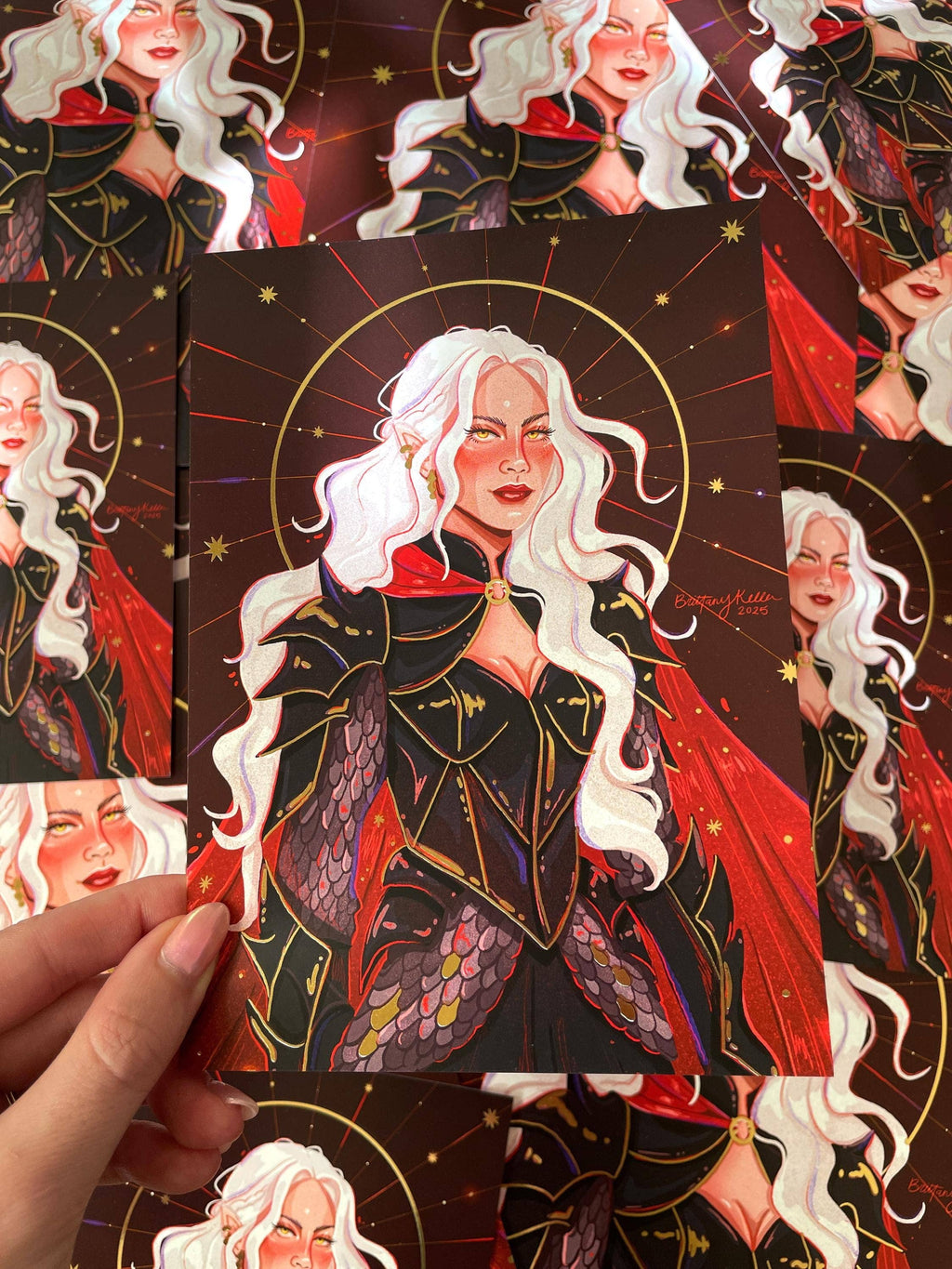 Manon Gold Foil Print