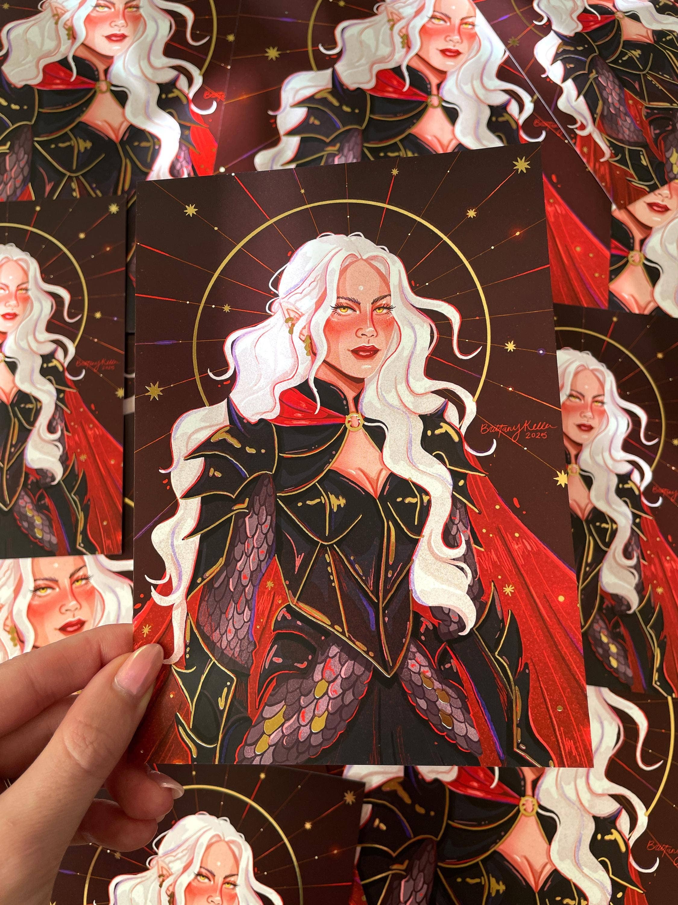 Manon Gold Foil Print
