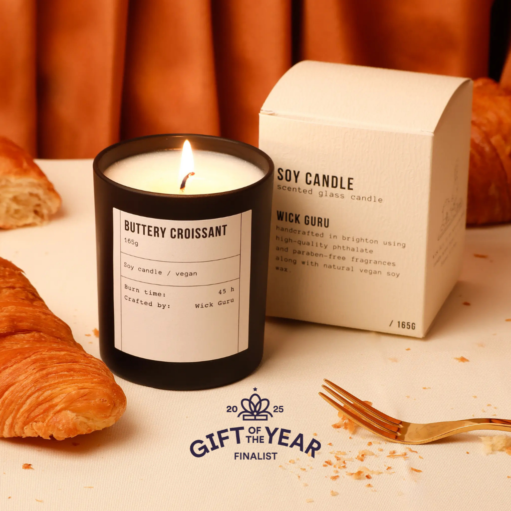 Croissant Scented Candle - Birthday Gift, Bakery-scent