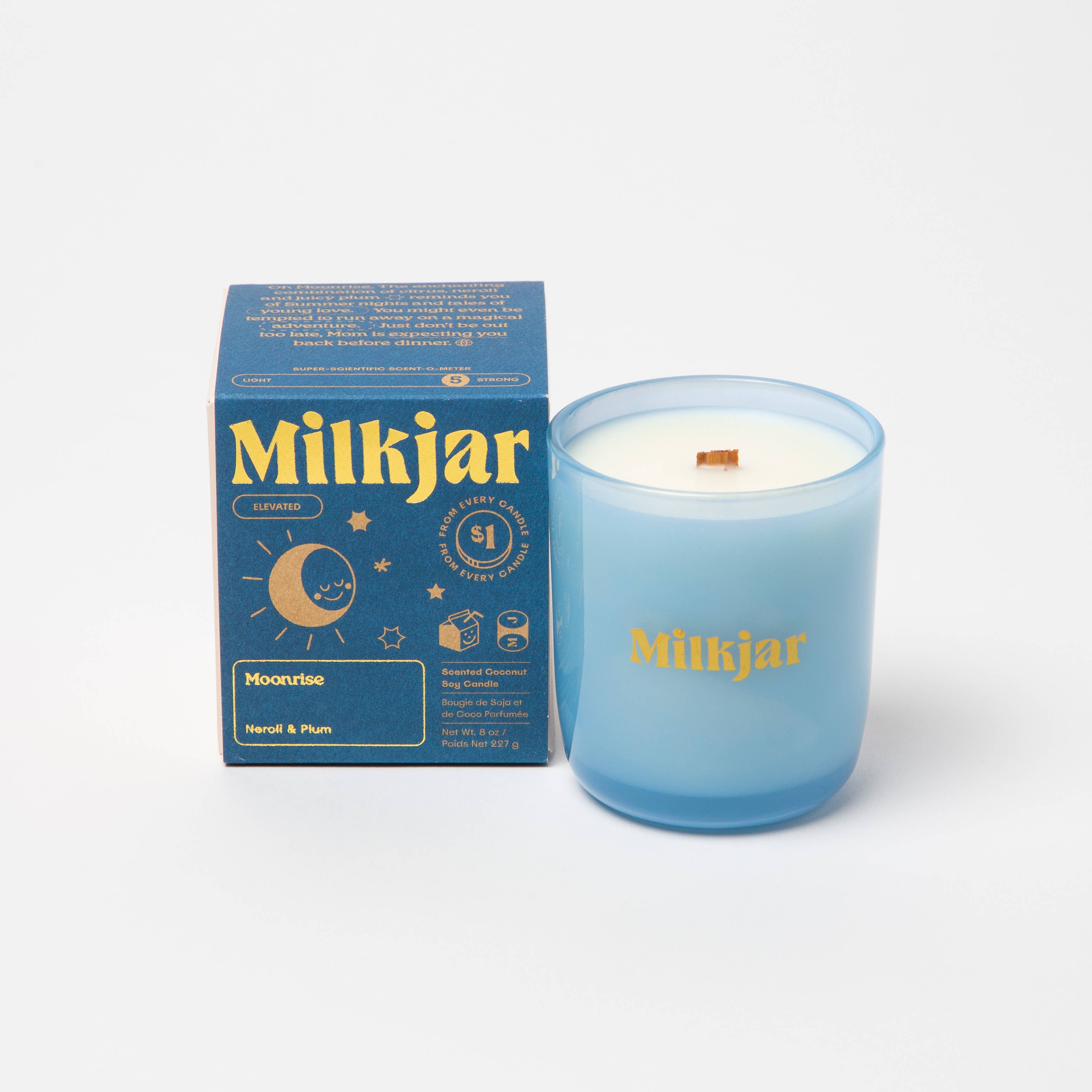 Milk Jar Candle Company - Neroli & Plum Soy Candle