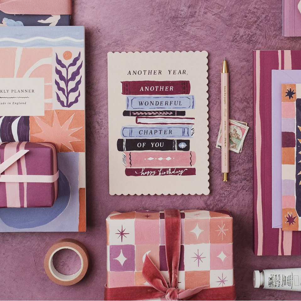 Bookish Birthday Card | Booklover Birthday Cards