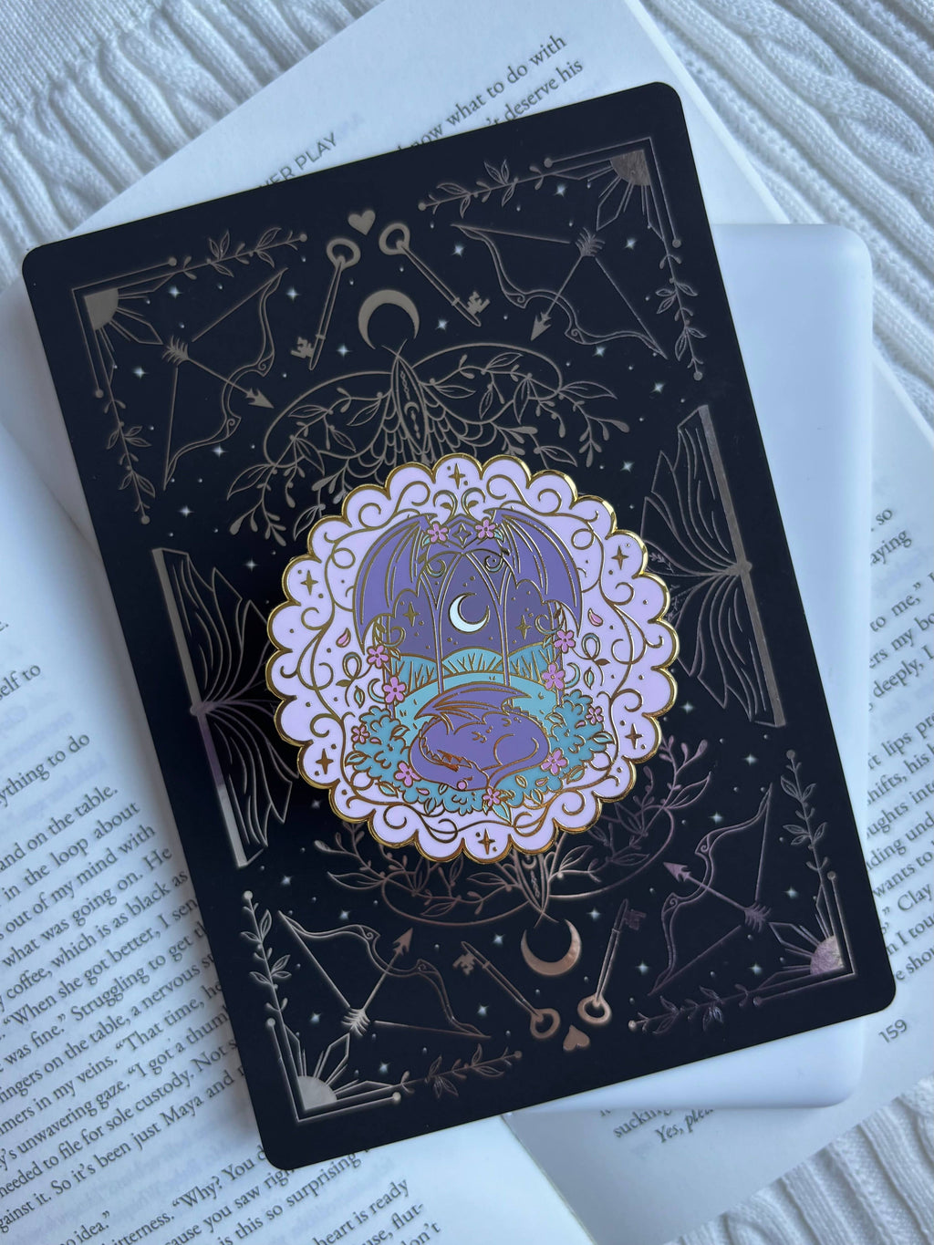 PREORDER Lilac Fantasy Dragon E-Reader Grip