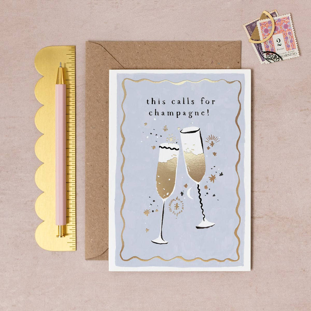 Sister Paper Co. - This Calls For Champagne Card