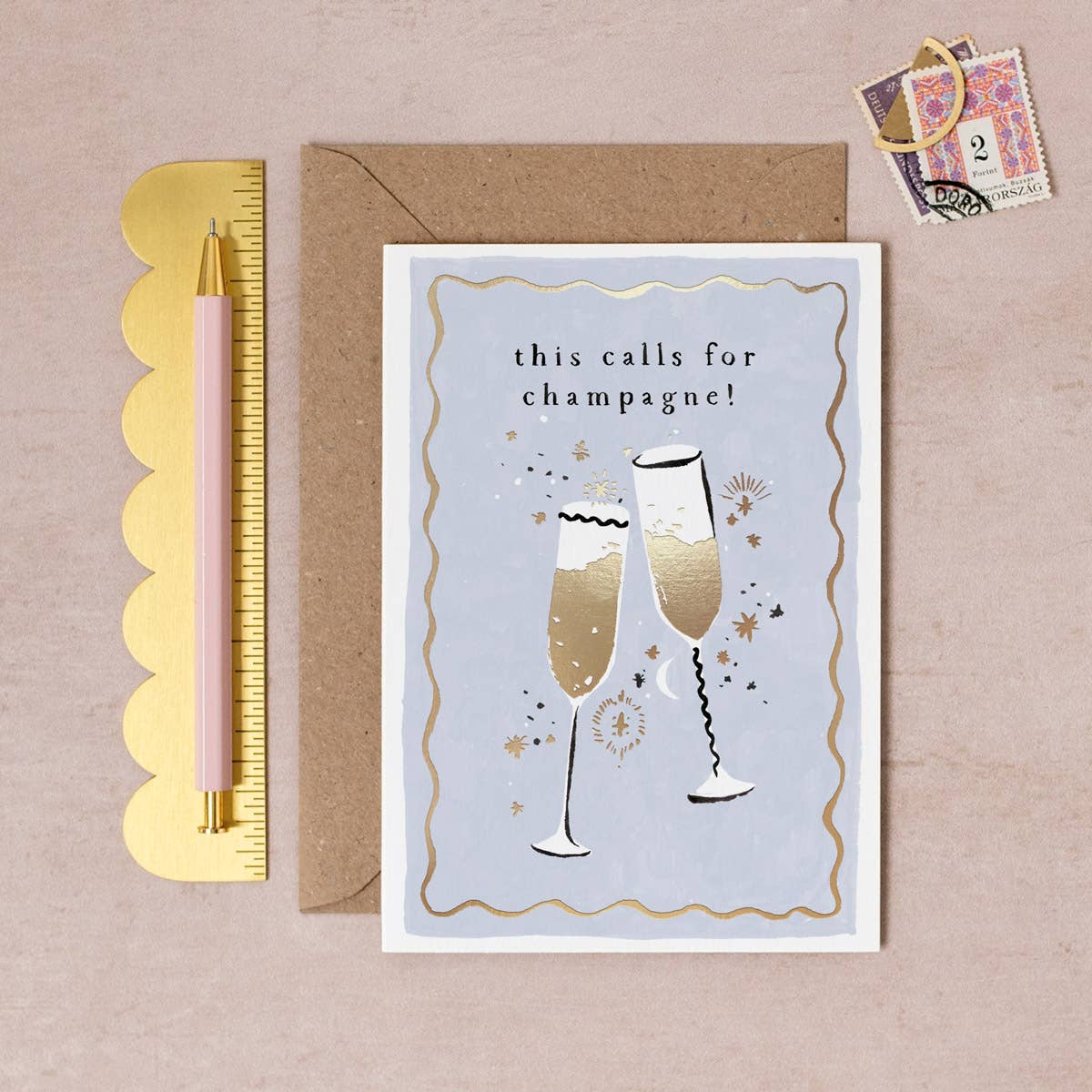 Sister Paper Co. - This Calls For Champagne Card