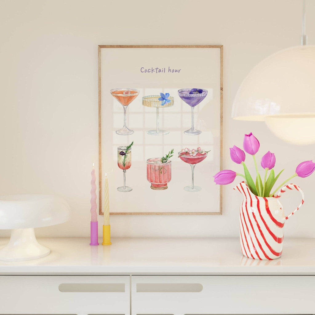 Cocktail Hour Aesthetic Print