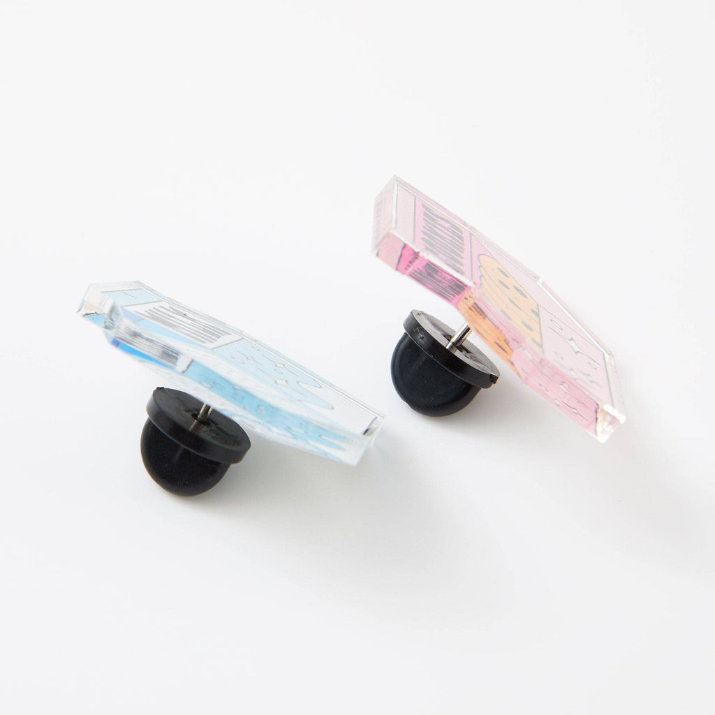 Milk & Cookies Acrylic Pin Pair