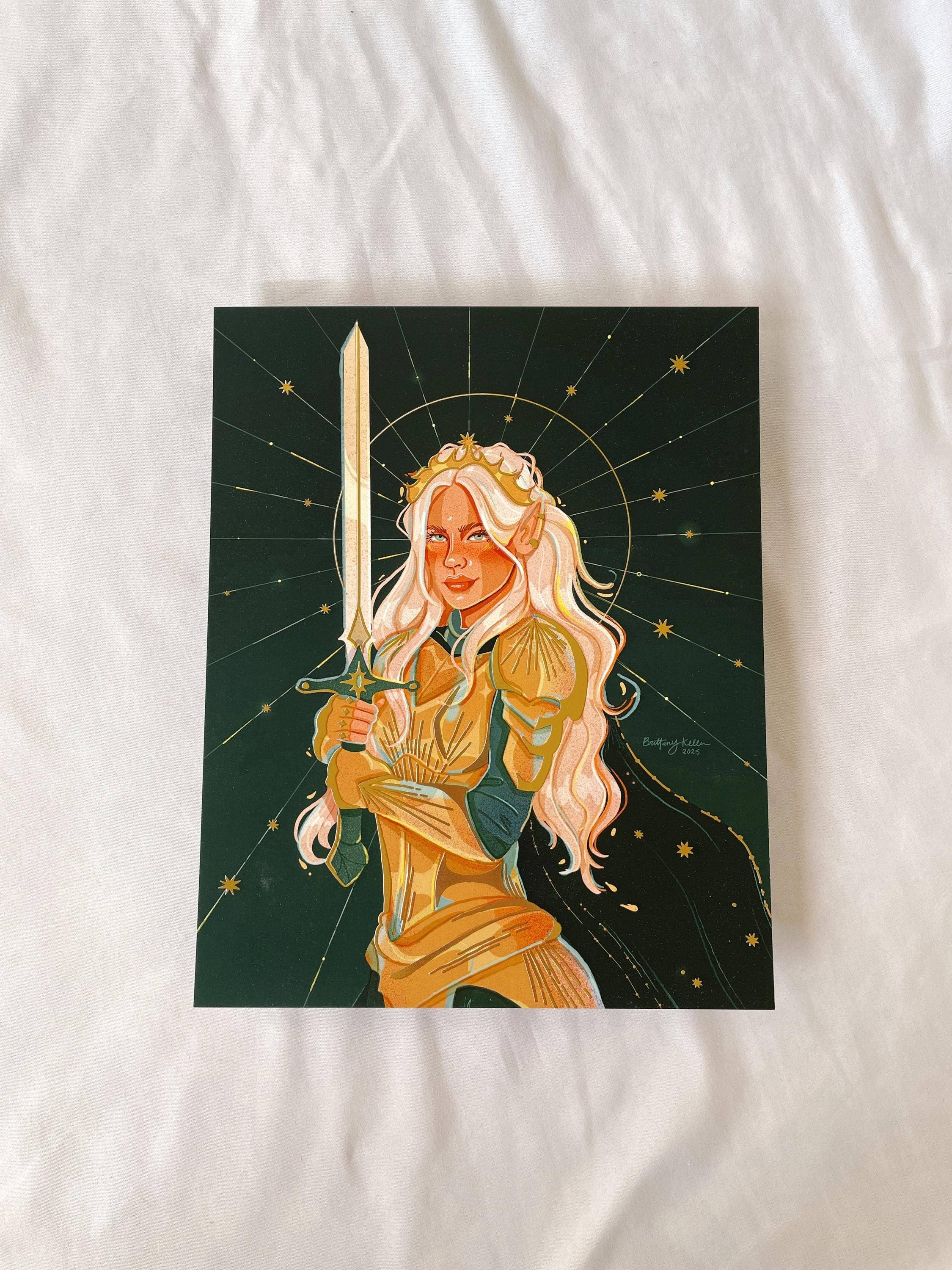 Aelin Gold Foil Print