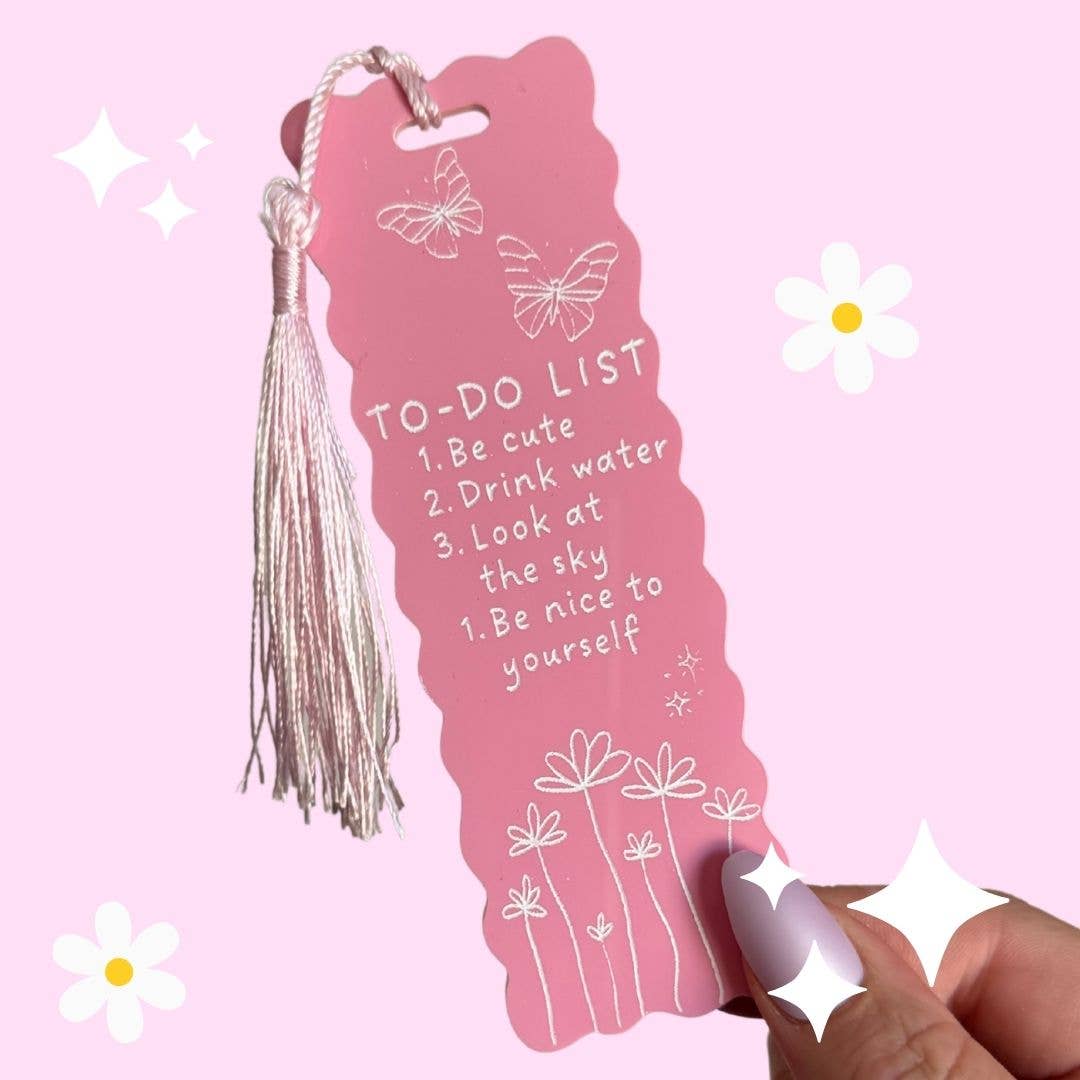 To Do List Book Mark (Quirky, Funky, Kawaii,Y2K)