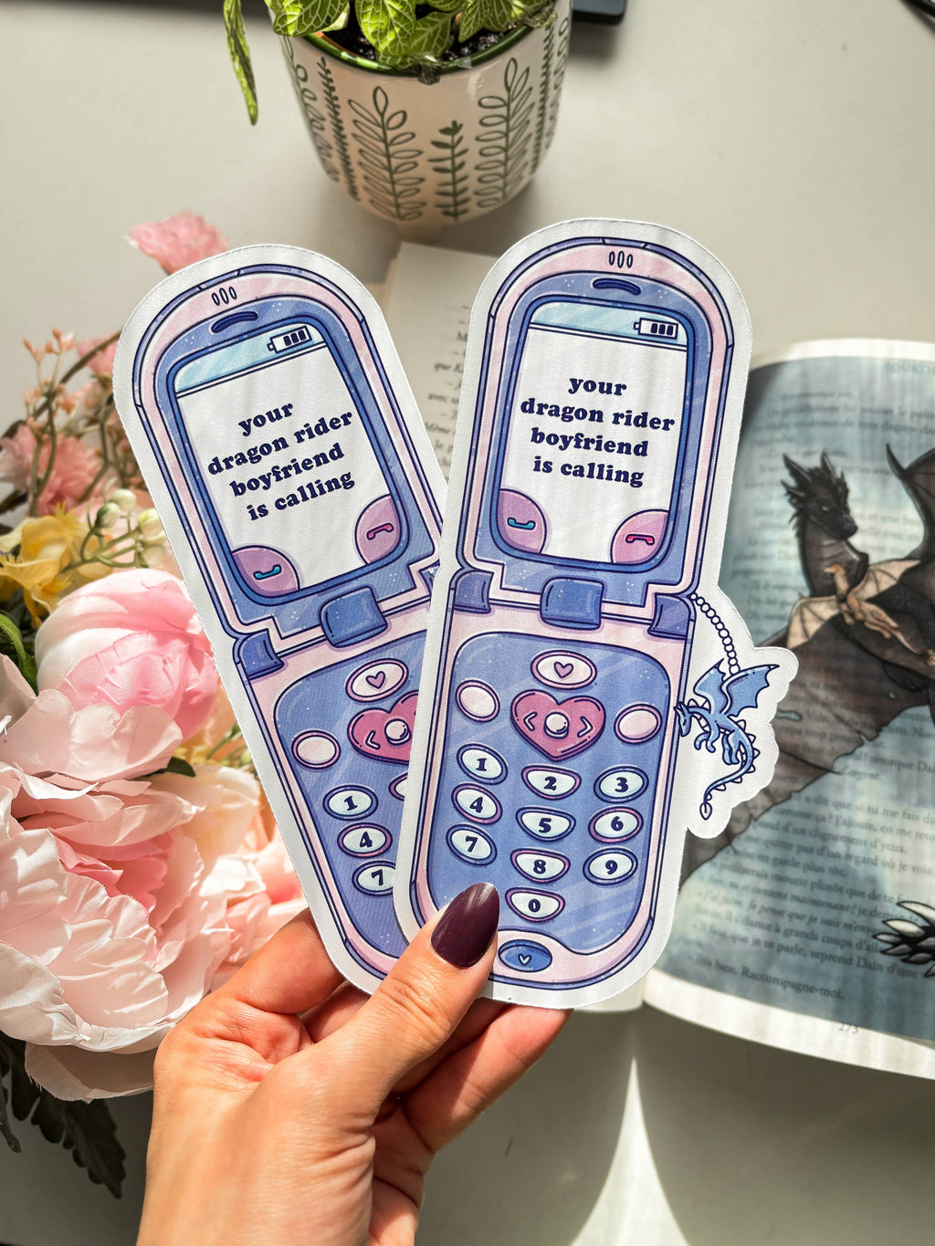 Fantasy bookmark, bookish merch, gift for book lover