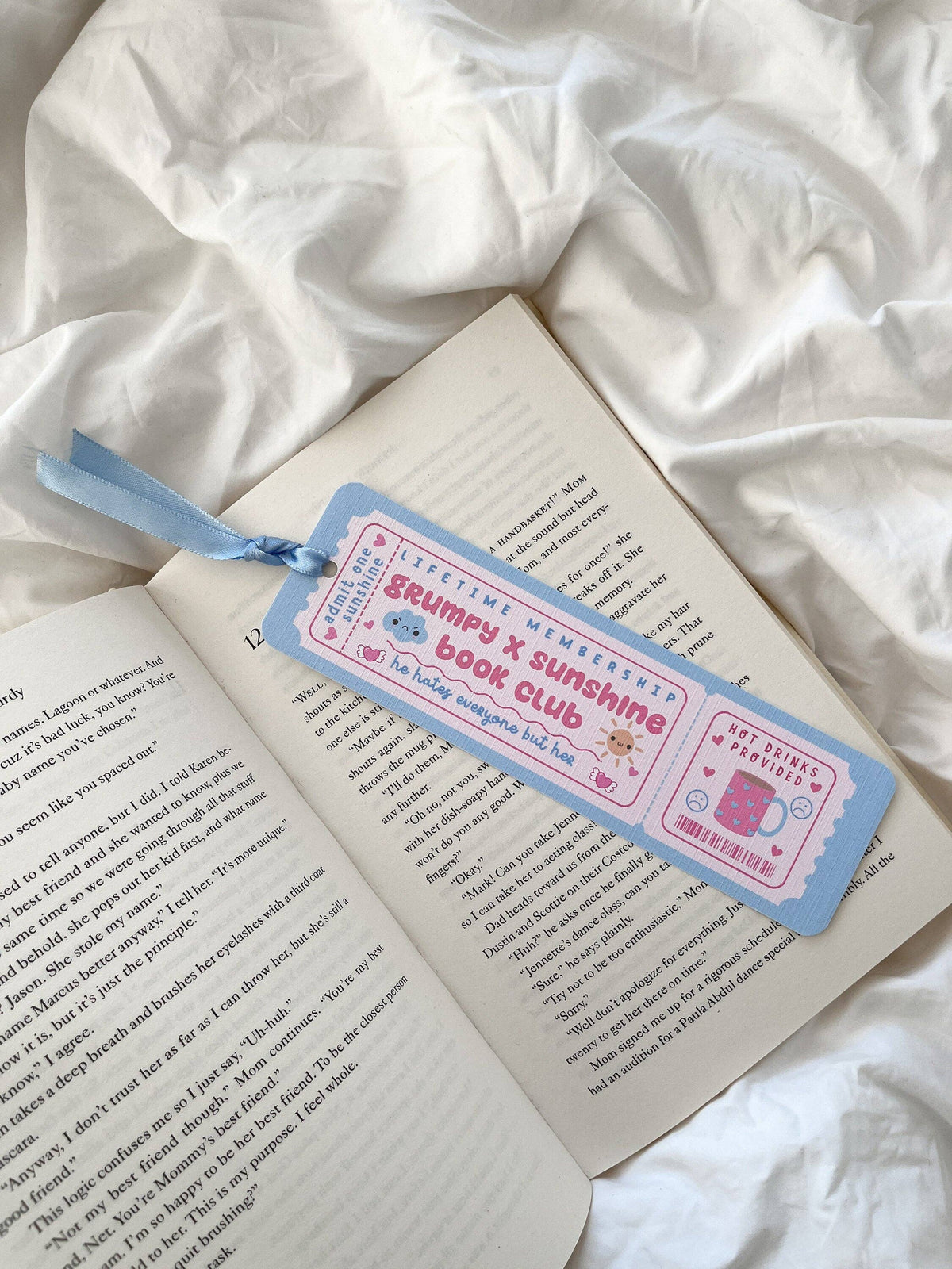 Grumpy x Sunshine Book Club Bookmark Ticket
